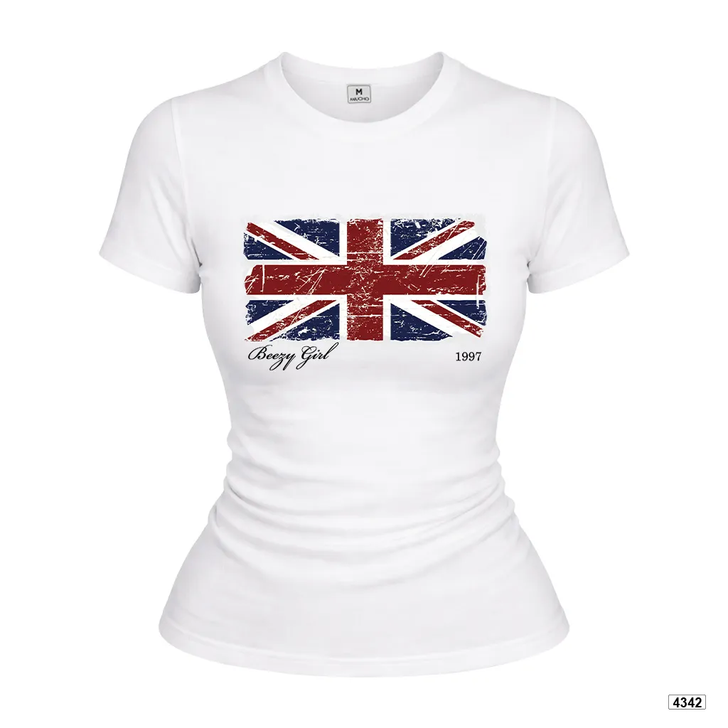 Áo baby tee form ôm lá cờ Beezy 4342_thumbnail_0