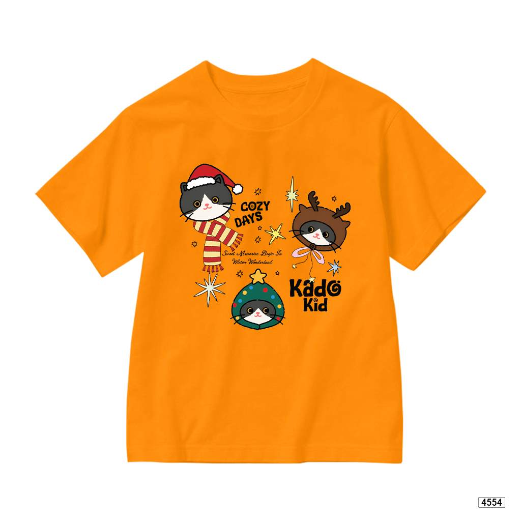 Áo thun bé gái form rộng noel mèo xinh Kado 4554_thumbnail_14