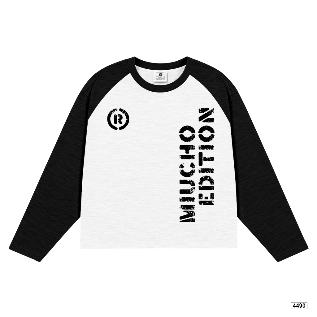 Áo thun nữ tay dài form boxy Miucho chất vải cotton xược Hàn Quốc 4490_thumbnail_0