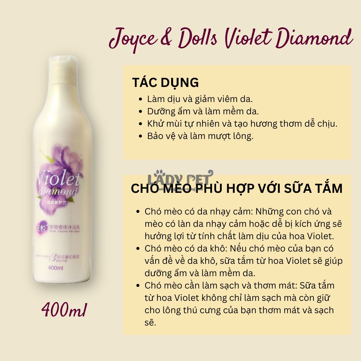 Sữa tắm hương nước hoa Joyce & Dolls (400ml)_thumbnail_5