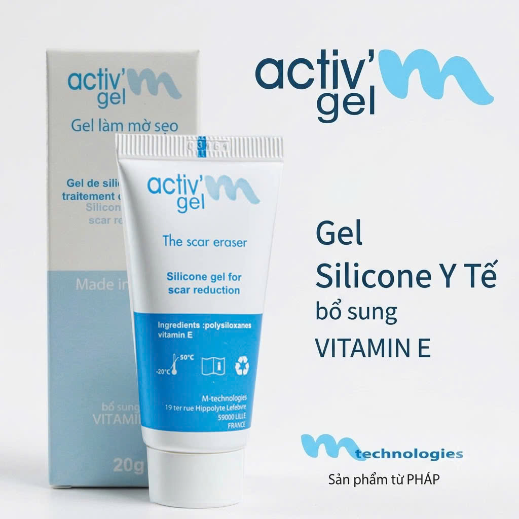 Gel Trị Sẹo Silicone Activ'm