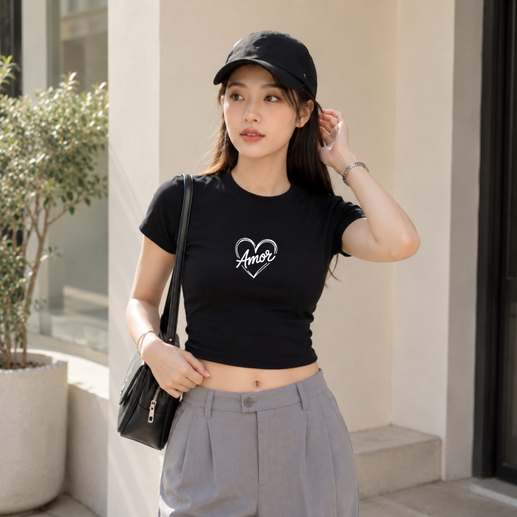 Áo Croptop nữ nhiều hình xinh xắn dễ mặc - Loza G0199_thumbnail_1