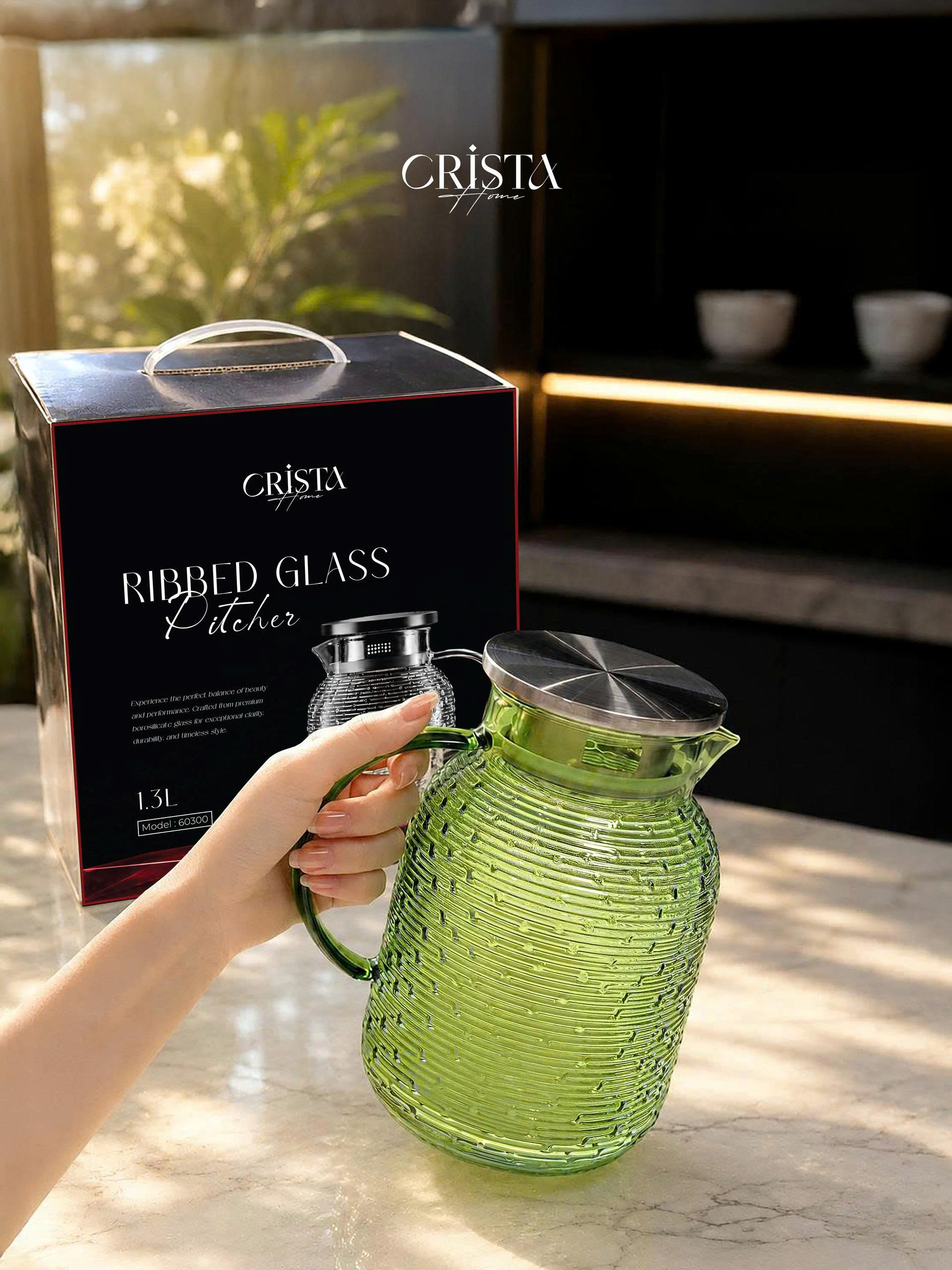 BÌNH THỦY TINH HỌA TIẾT VÂN NGANG 1.3L CRISTA HOME_thumbnail_4