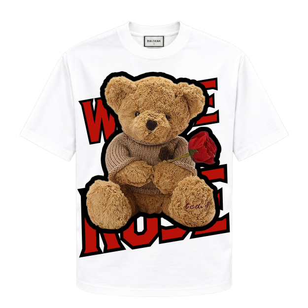 Rose Teddy Tee DCK T-Shirt - Cotton 100%_thumbnail_3