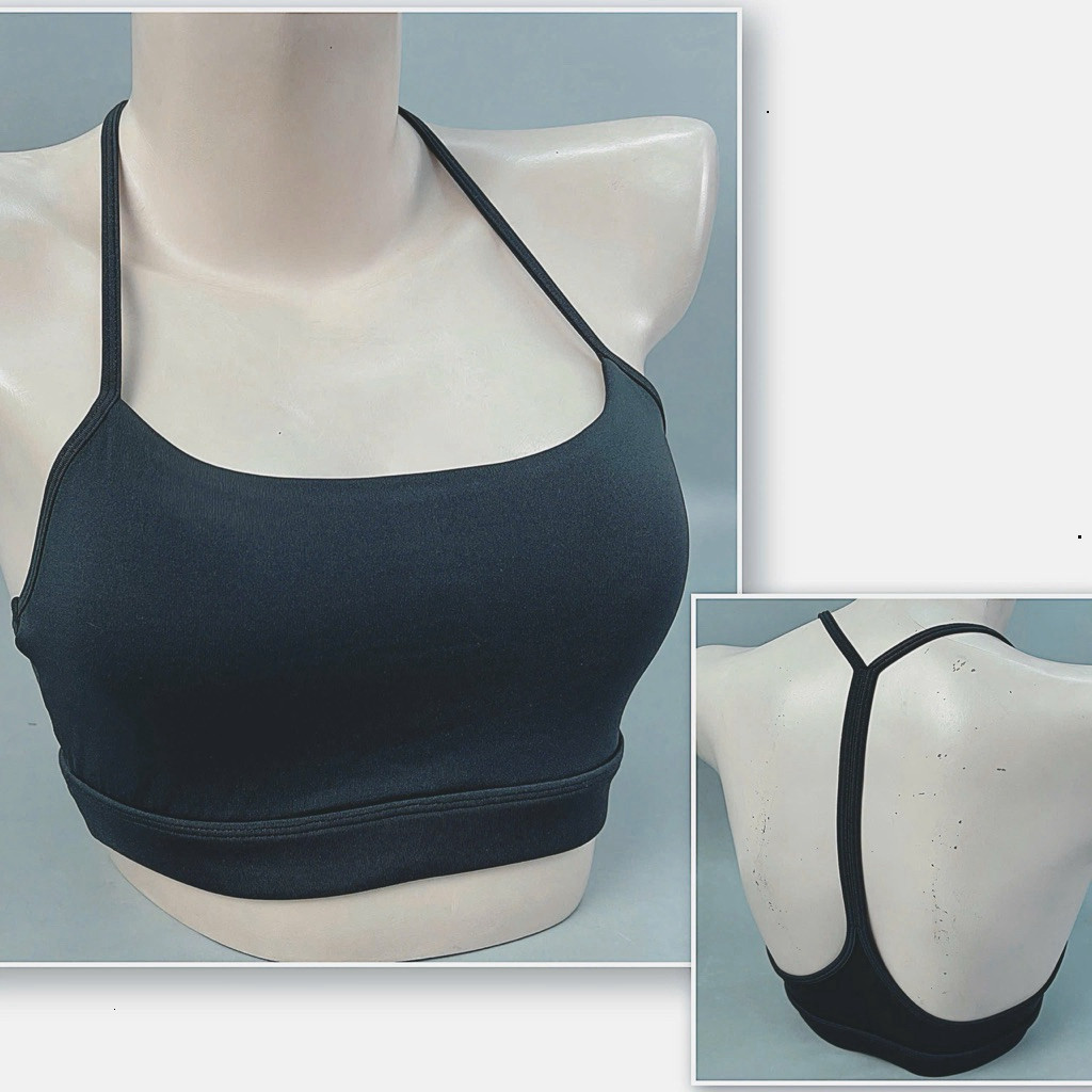 Yumii Sportswear Áo Lót Thể Thao Tập Gym Tập Yoga Nữ Áo Bra Hai Dây Chữ T Không Gọng Mềm Mịn Vải Co Dãn Sẵn Mút