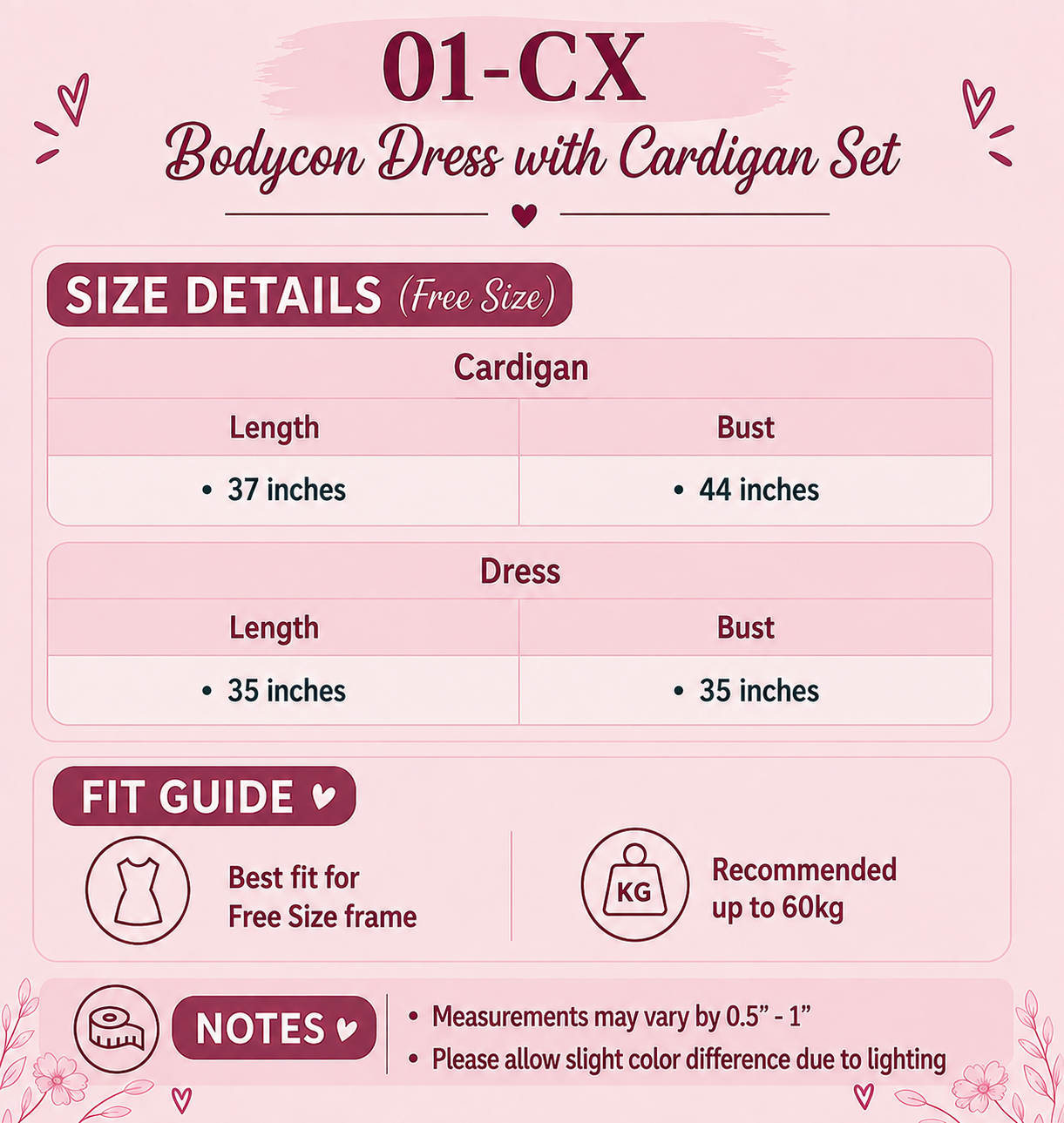Bodycon Dress with Cardigan Set_thumbnail_1