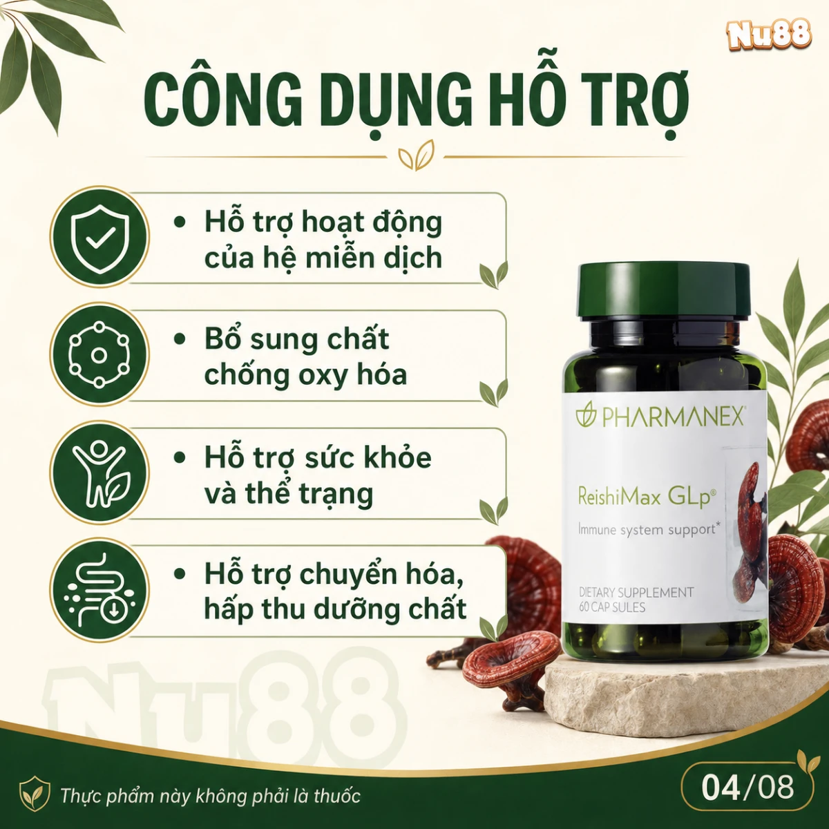 Thực phẩm chức năng Reishimax GLP Nuskin – Tối ưu hệ thống miễn dịch_thumbnail_7