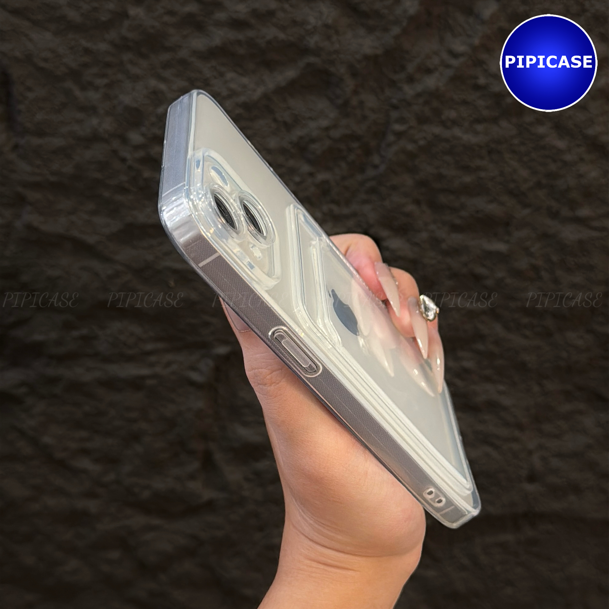 Ốp Lưng iPhone 14 - Ốp Thẻ - Trong Suốt_thumbnail_4