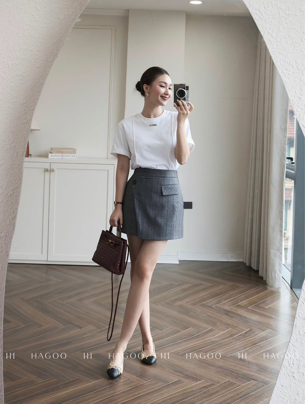tổng thể luôn gọn gàng và thoải mái