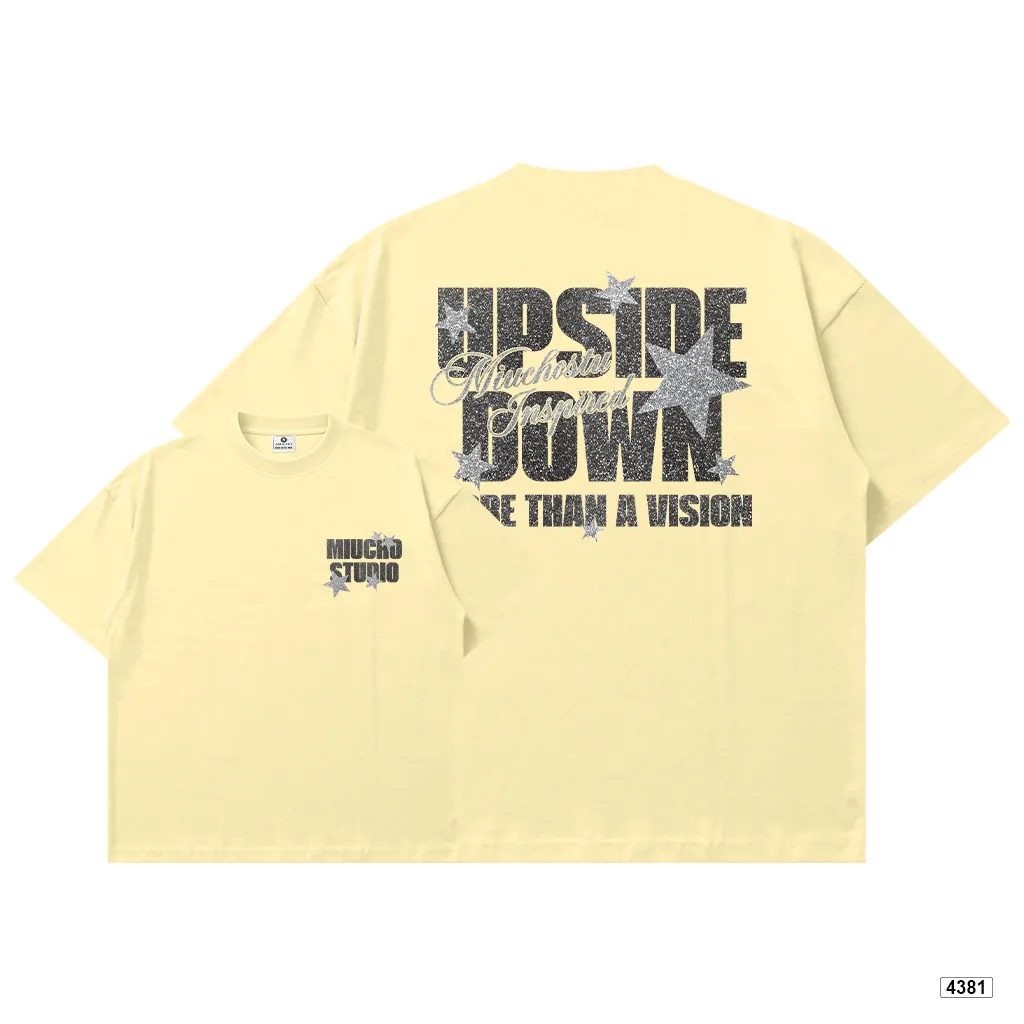 Áo thun unisex upside down star form boxy Miucho 4381_thumbnail_8