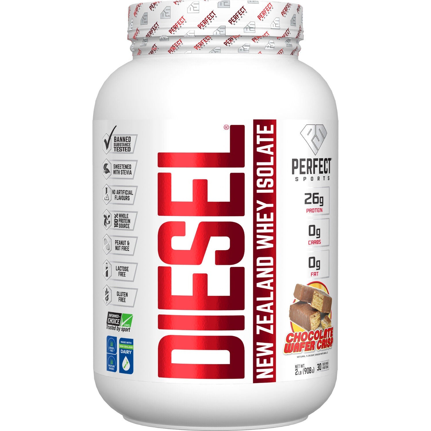 Perfect Sports Diesel New Zealand Whey Isolate, 2 Lbs_thumbnail_2