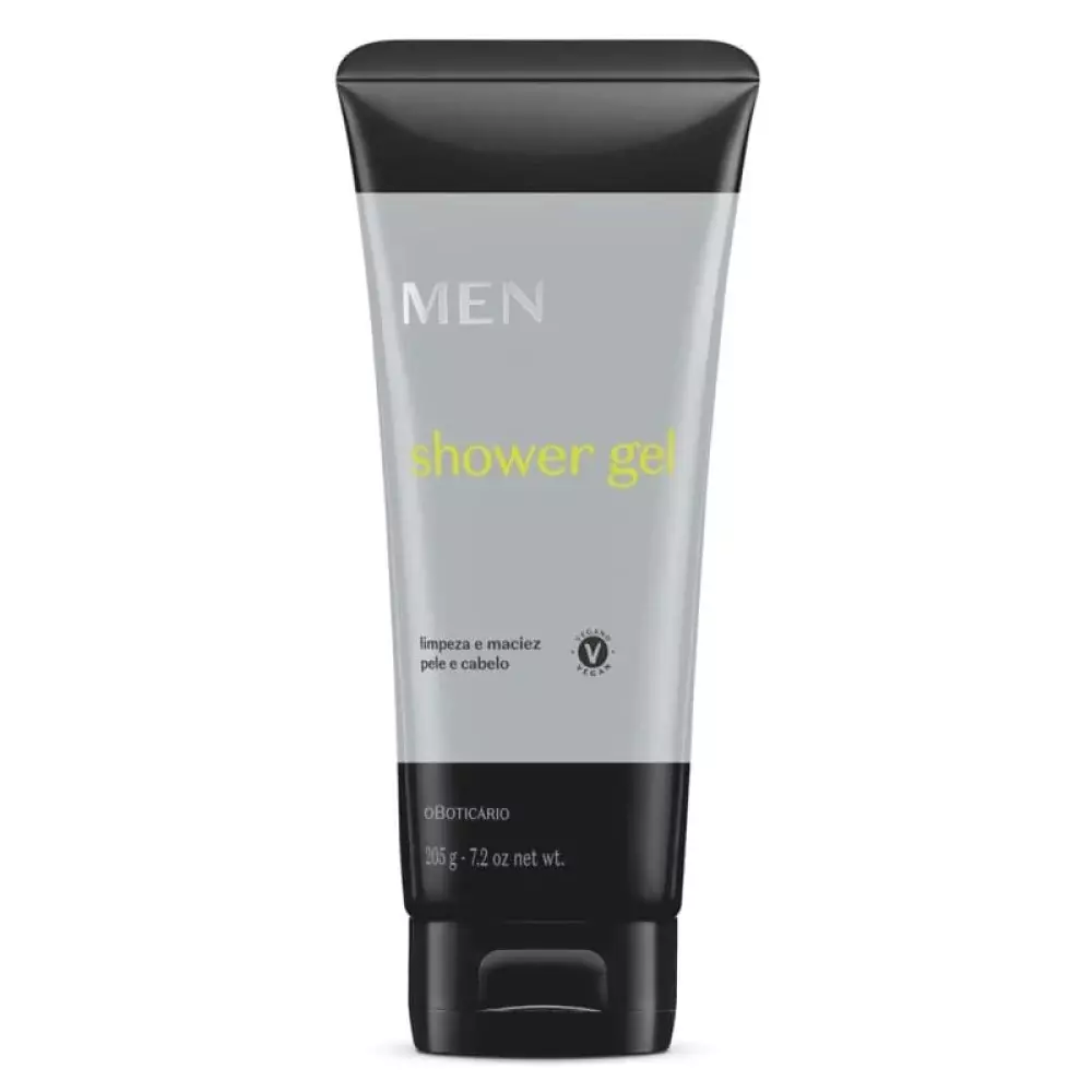 MEN SHOWER GEL CABELLO, CUERPO Y BARBA, 205g