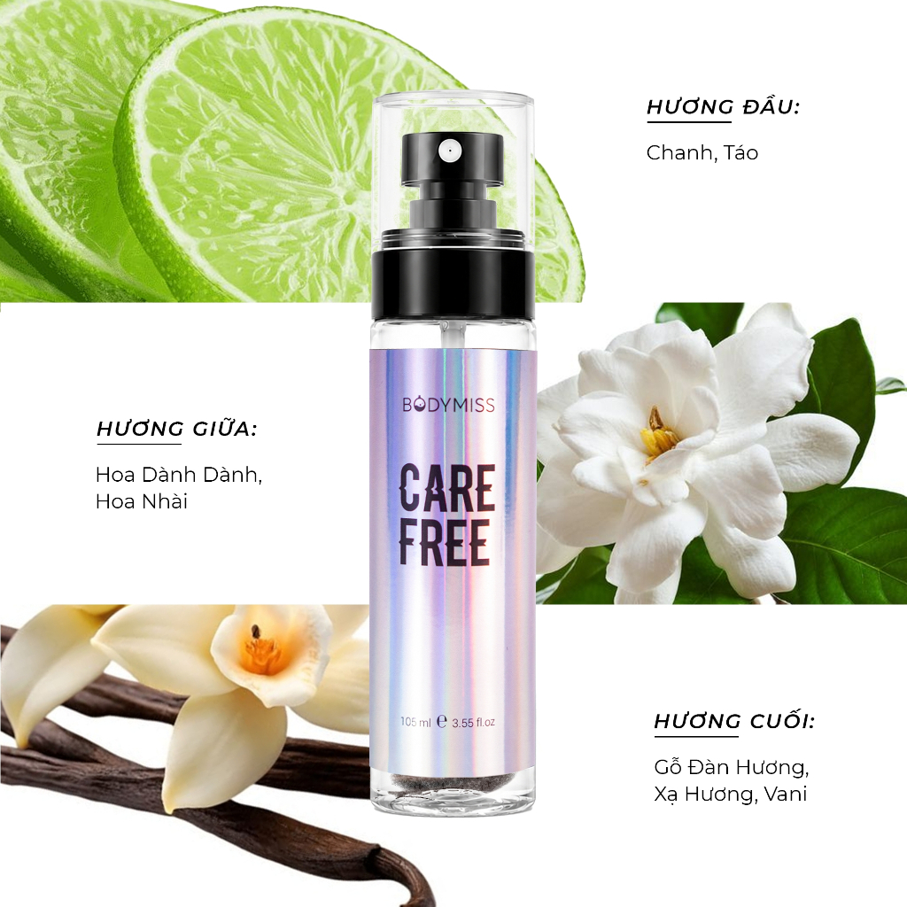 Body Mist Nam Nữ Bodymist Xịt Thơm Hương Nước Hoa Unisex Lưu Hương Lâu BODYMISS_thumbnail_5