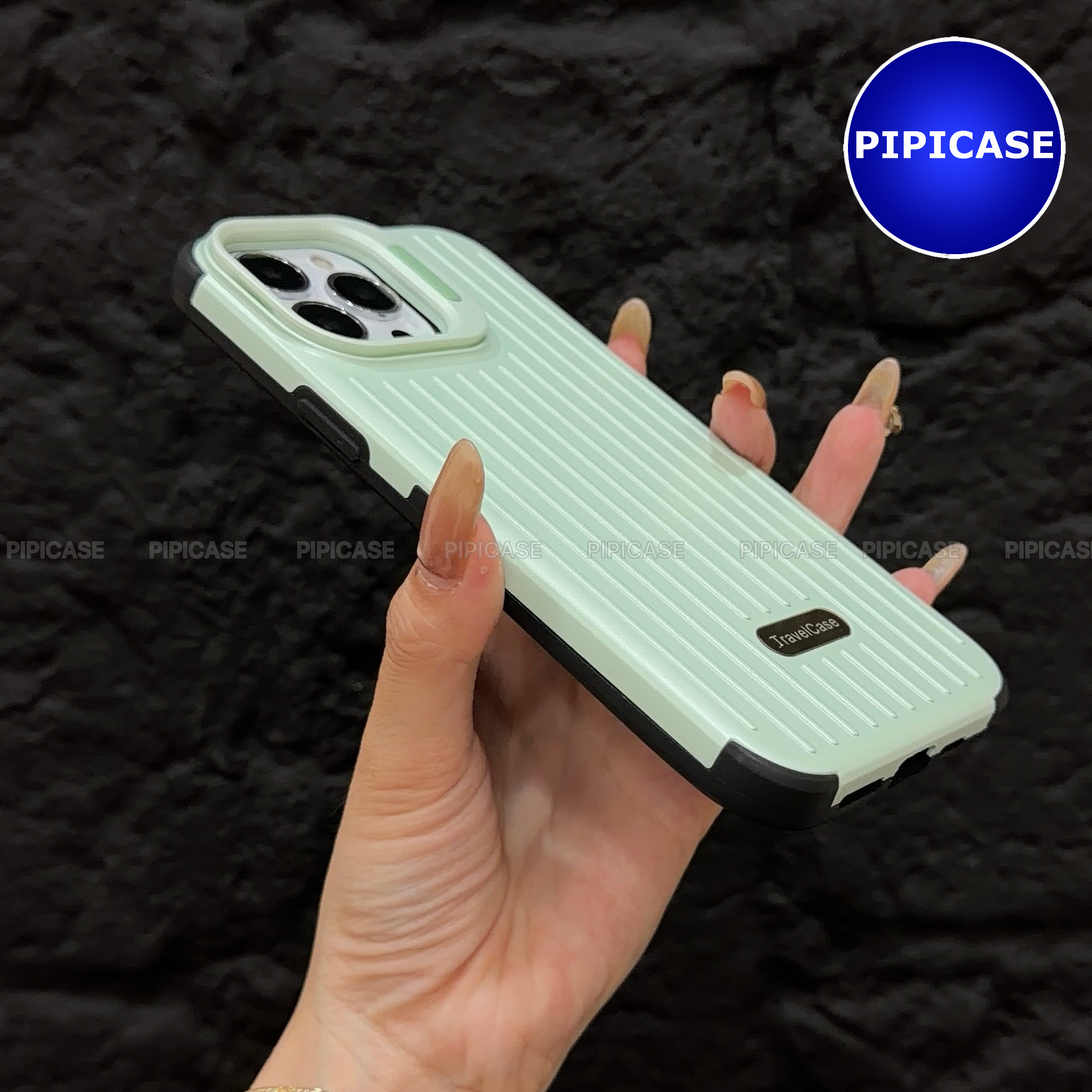Ốp Lưng iPhone 12 Pro Max - Hondao - Xanh Mint_thumbnail_4