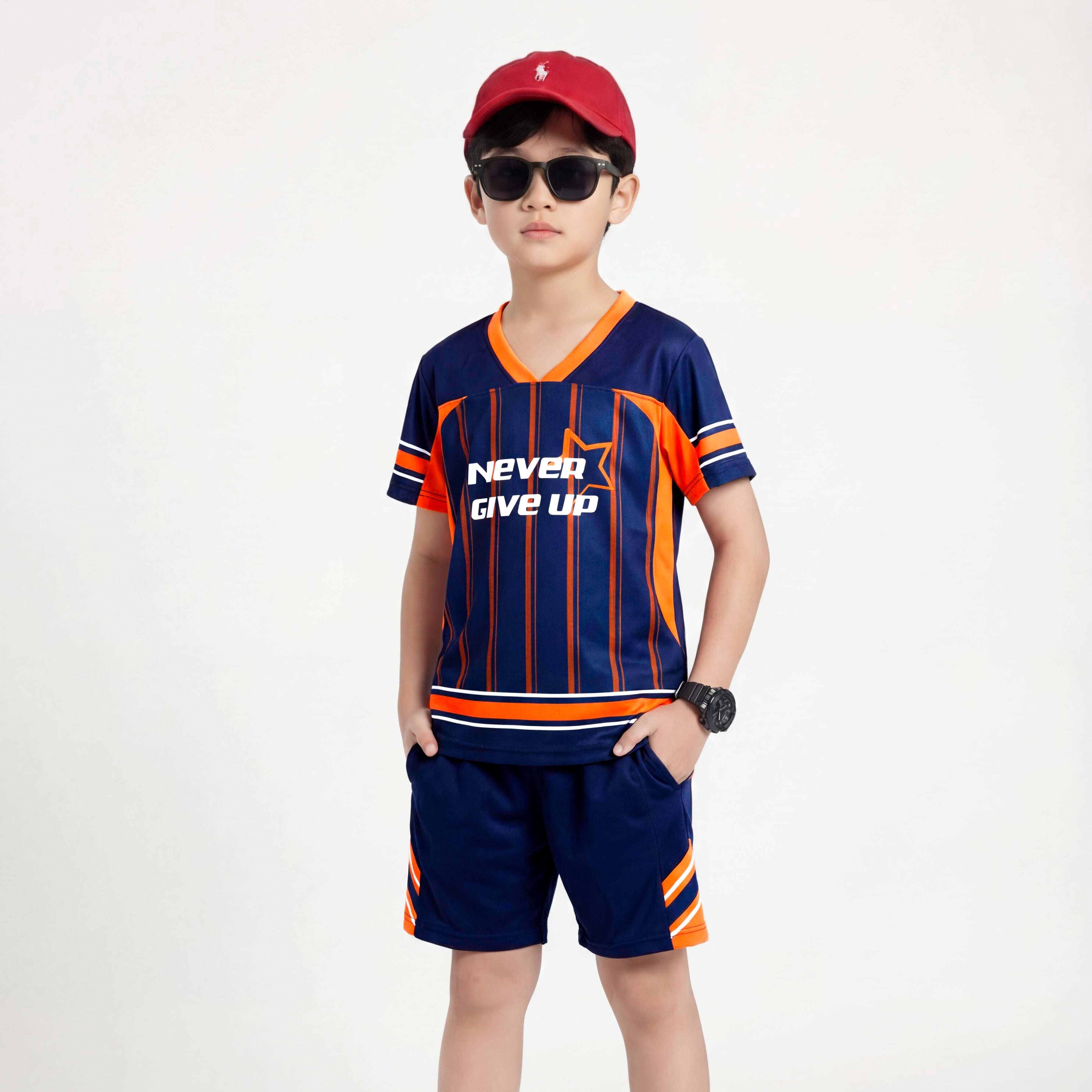Bộ Thể Thao Trẻ Em Just Play KID02 Thun Mè Cao Cấp Thoáng Khí Thể Thao Đương Đại_thumbnail_4