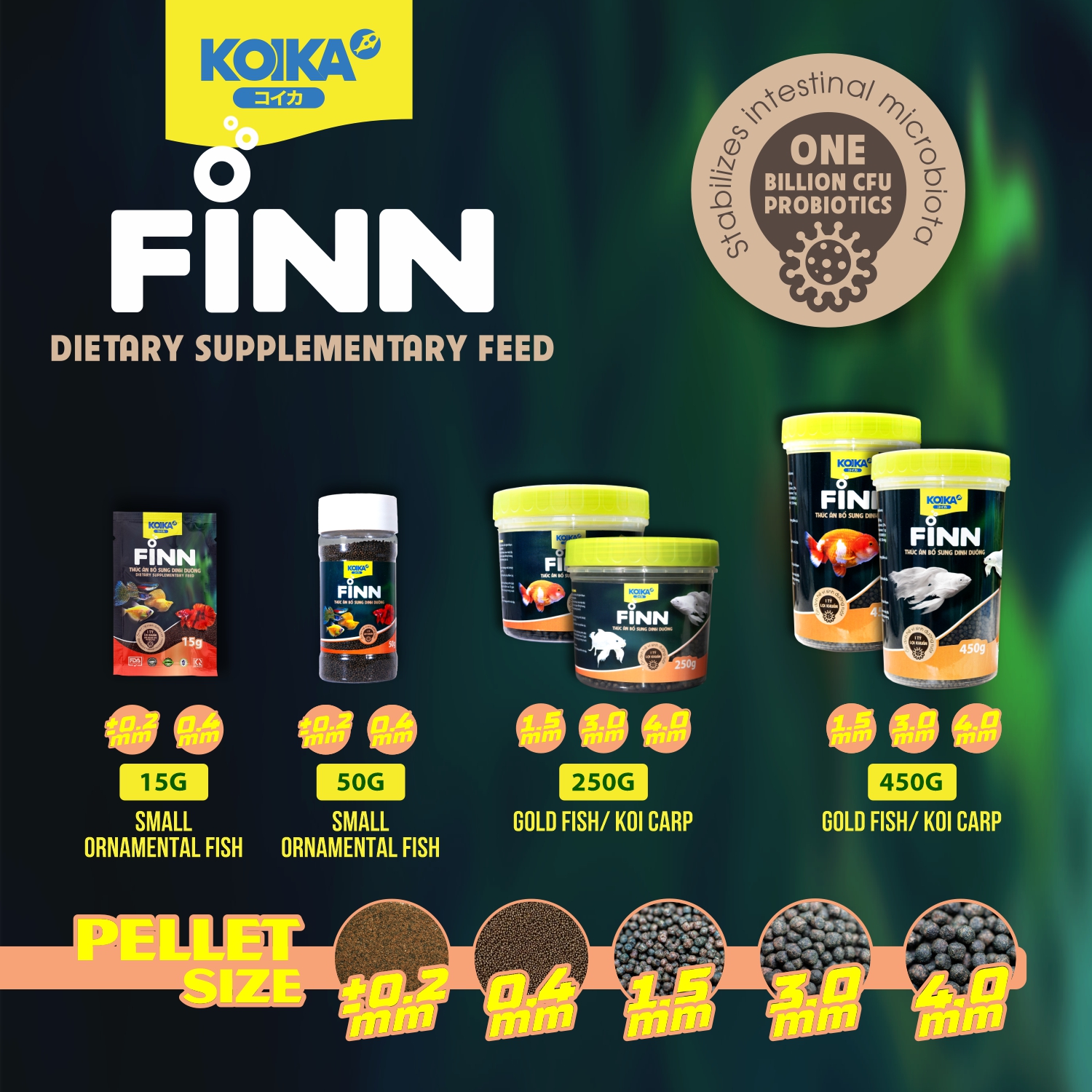 KOIKA FINN – Premium Dietary Supplementary Feed with Probiotics (15g)_thumbnail_5