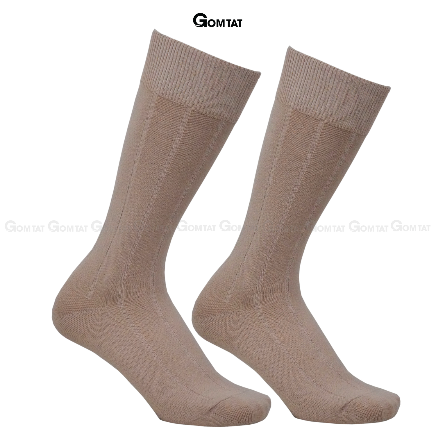 Hộp 4 đôi tất nam cao cổ GOMTAT mẫu gân chìm, chất liệu cotton thoáng mát, êm chân - STA-MIX09_thumbnail_13