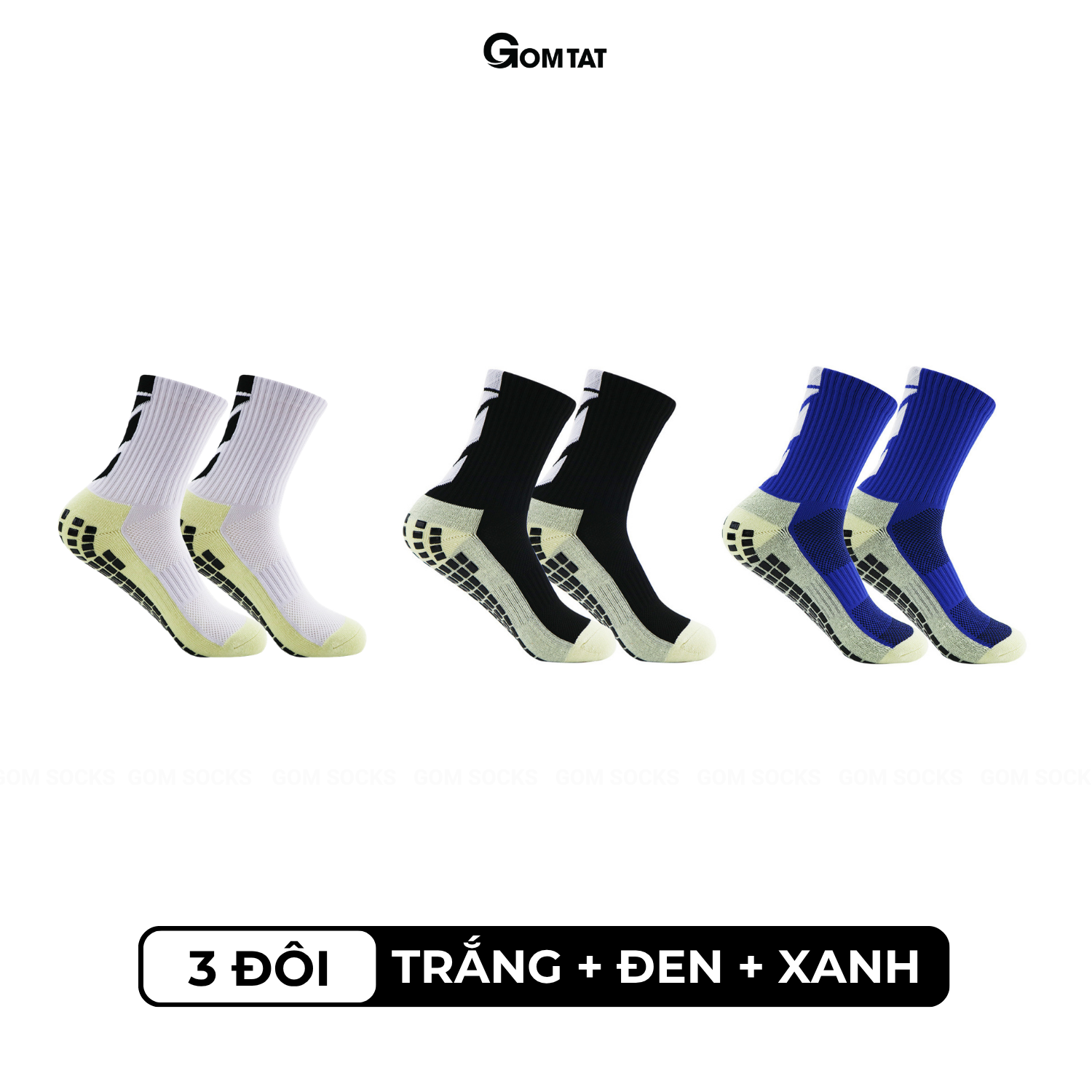 Combo tất thể thao nam đá bóng GOMTAT, chất liệu cotton, silicon chống trượt - TIA-DB-506_thumbnail_17