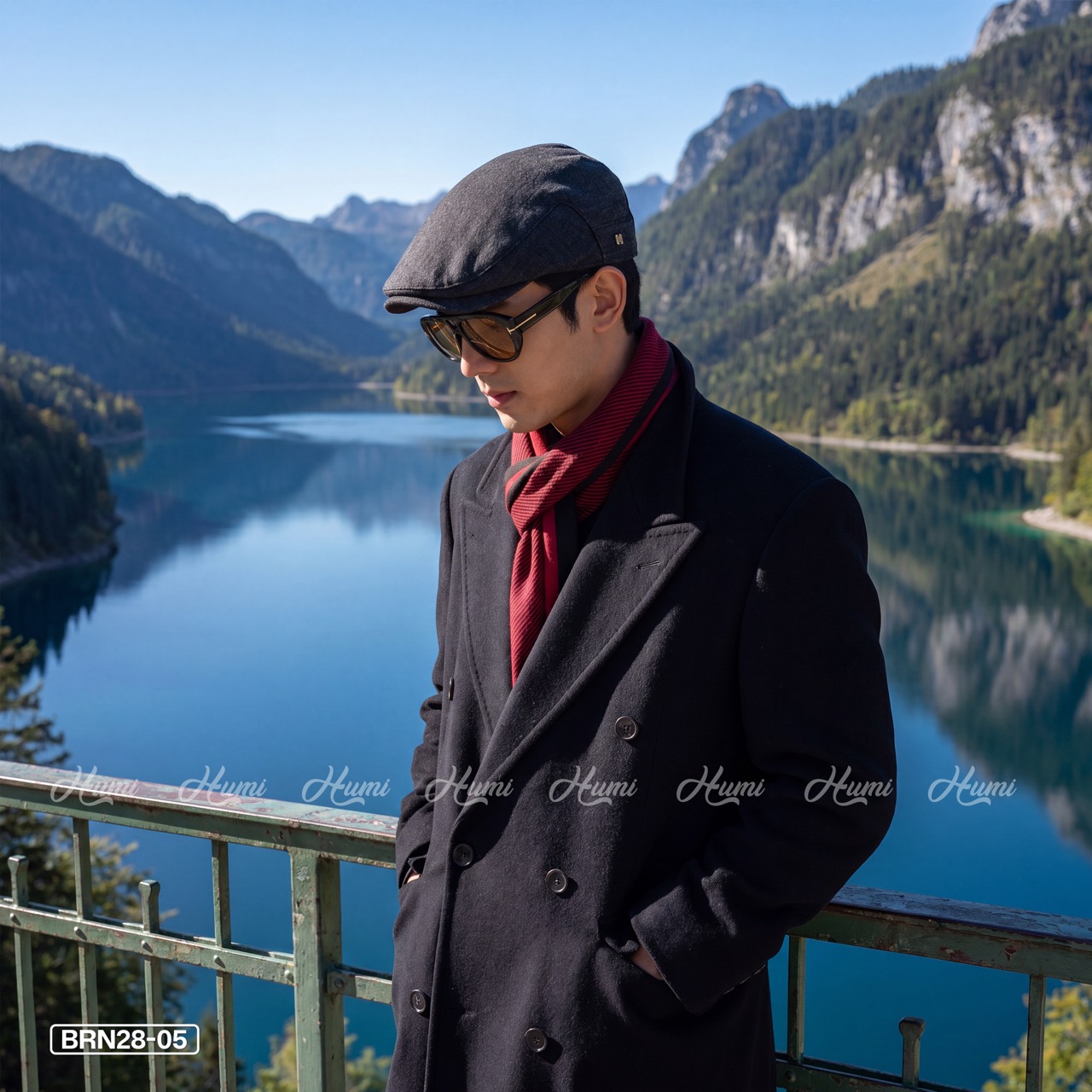 MŨ BERET NAM (BRN28-05 Đen)_thumbnail_2