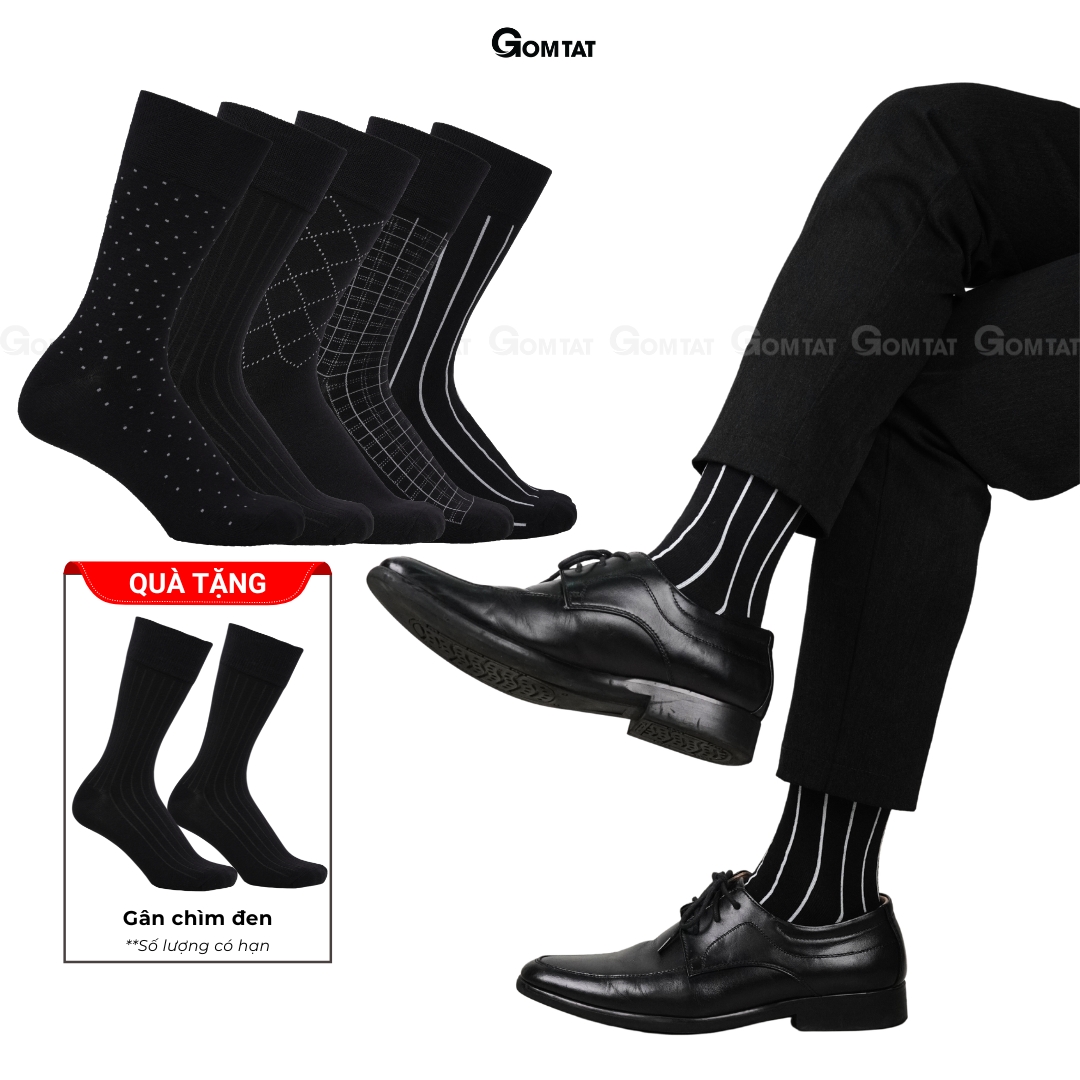 Combo tất giày tây họa tiết LUX-MIX-CB_thumbnail_51
