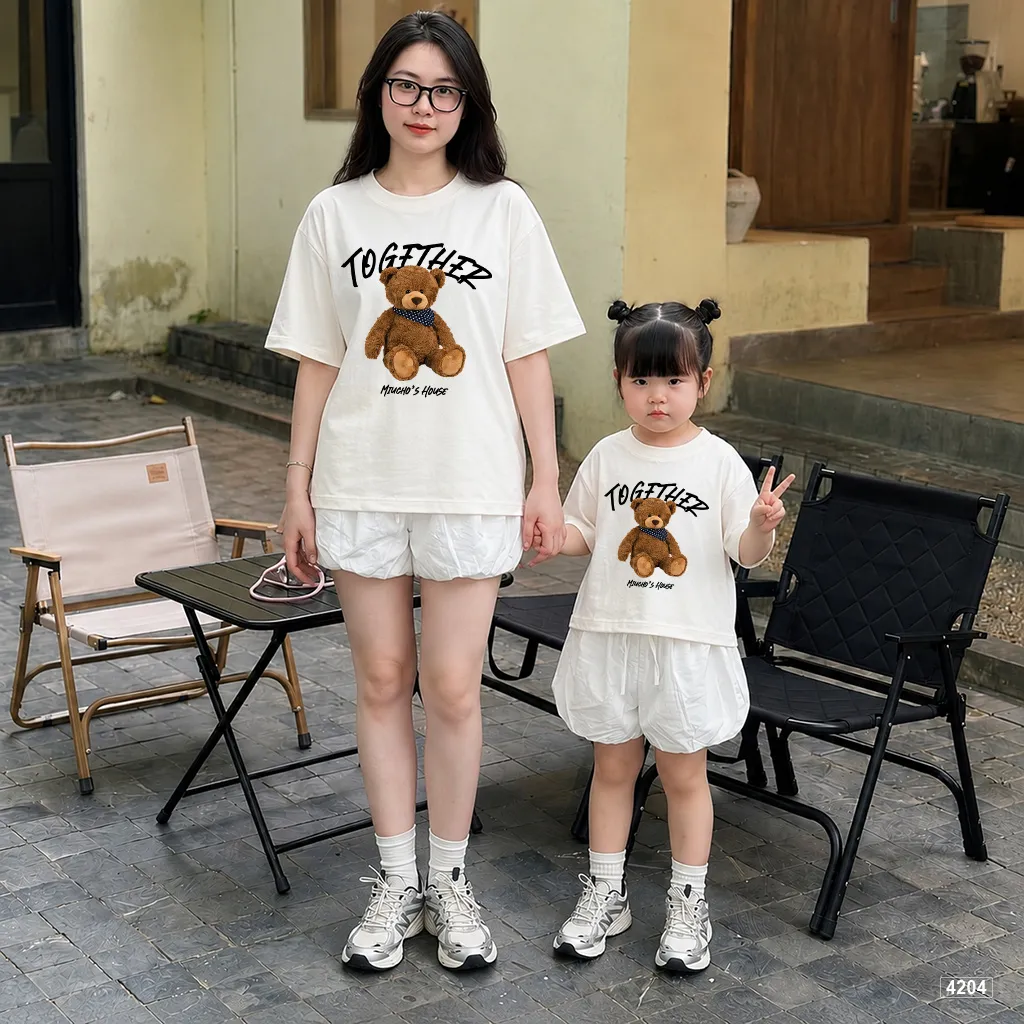 Áo thun mẹ và bé Teddy Together Kado 4204_thumbnail_2