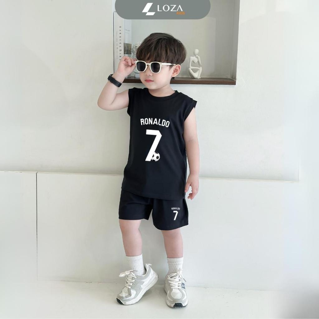 [XẢ KHO BỘ BA LỖ] Bộ ba lỗ cho bé trai nhiều mẫu lẻ size từ 15-40kg - Quần áo bé trai - Loza Kids XABL01_thumbnail_28