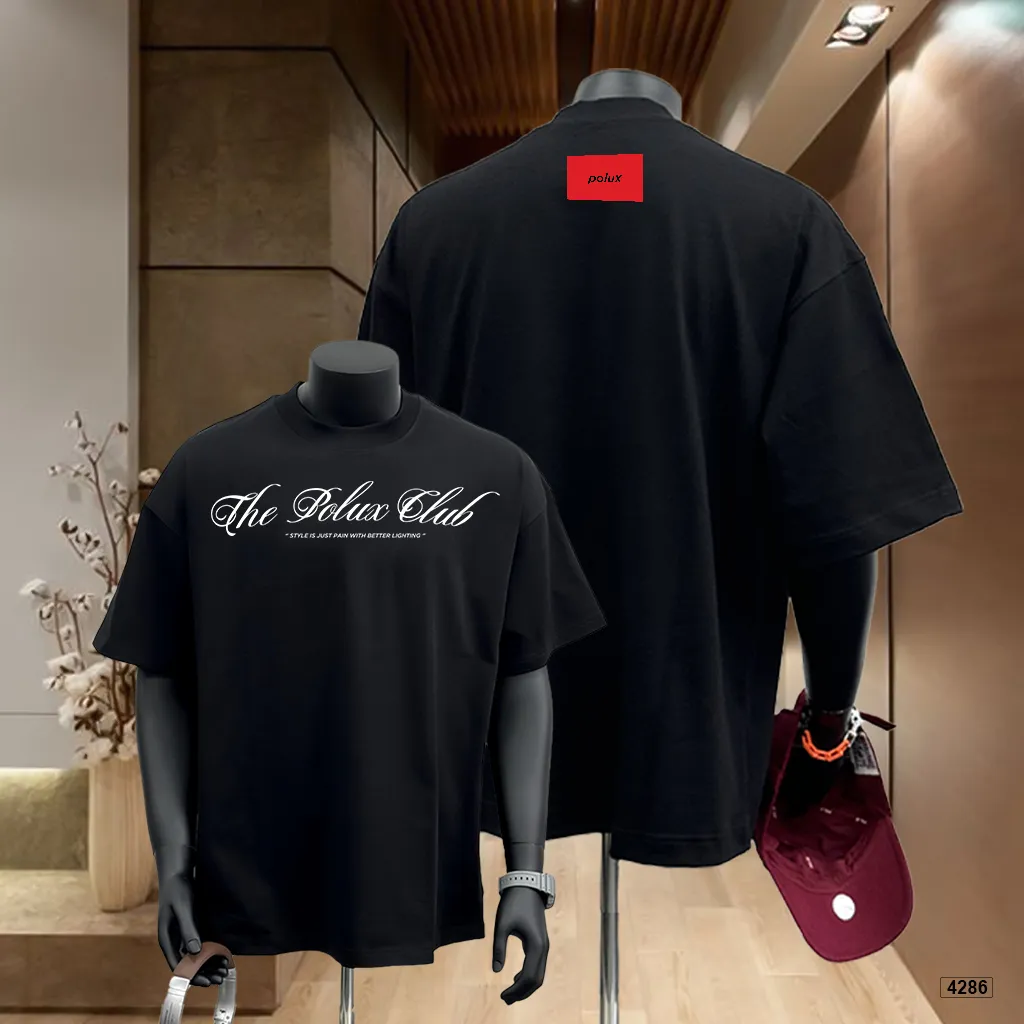 Áo thun unisex form rộng phong cách đường phố Polux 4303