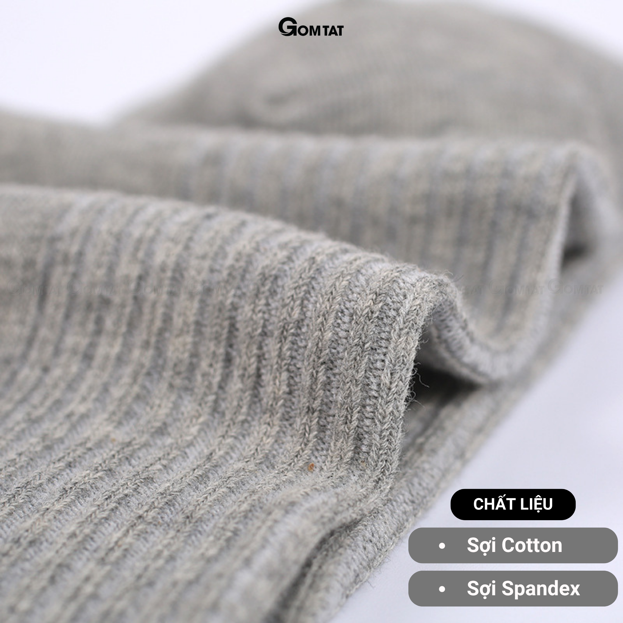Combo vớ cổ thấp nam GOMTAT trơn basic, chất liệu cotton cao cấp hút ẩm thoáng khí khử mùi -MIA-2005_thumbnail_9