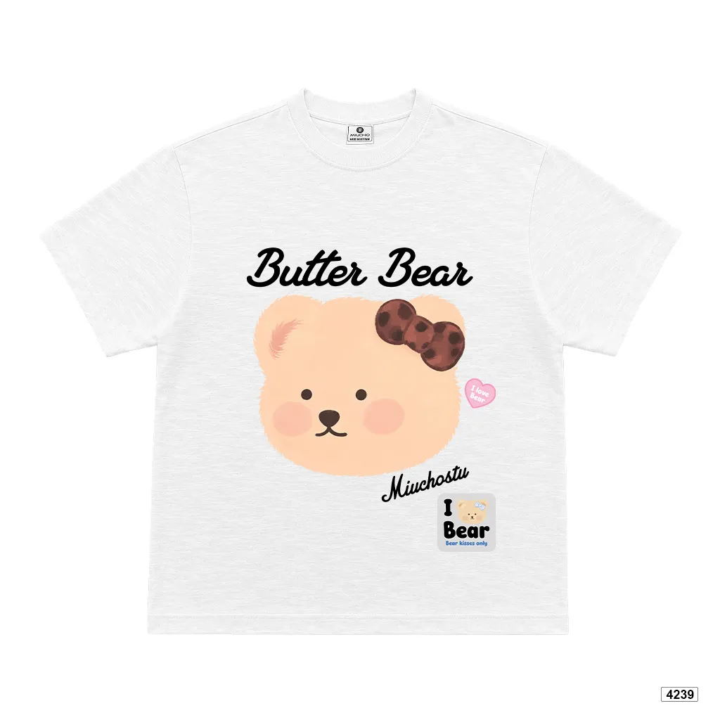 Áo thun nữ form boxy chất vải xước Butter Bear Miucho 4239_thumbnail_0