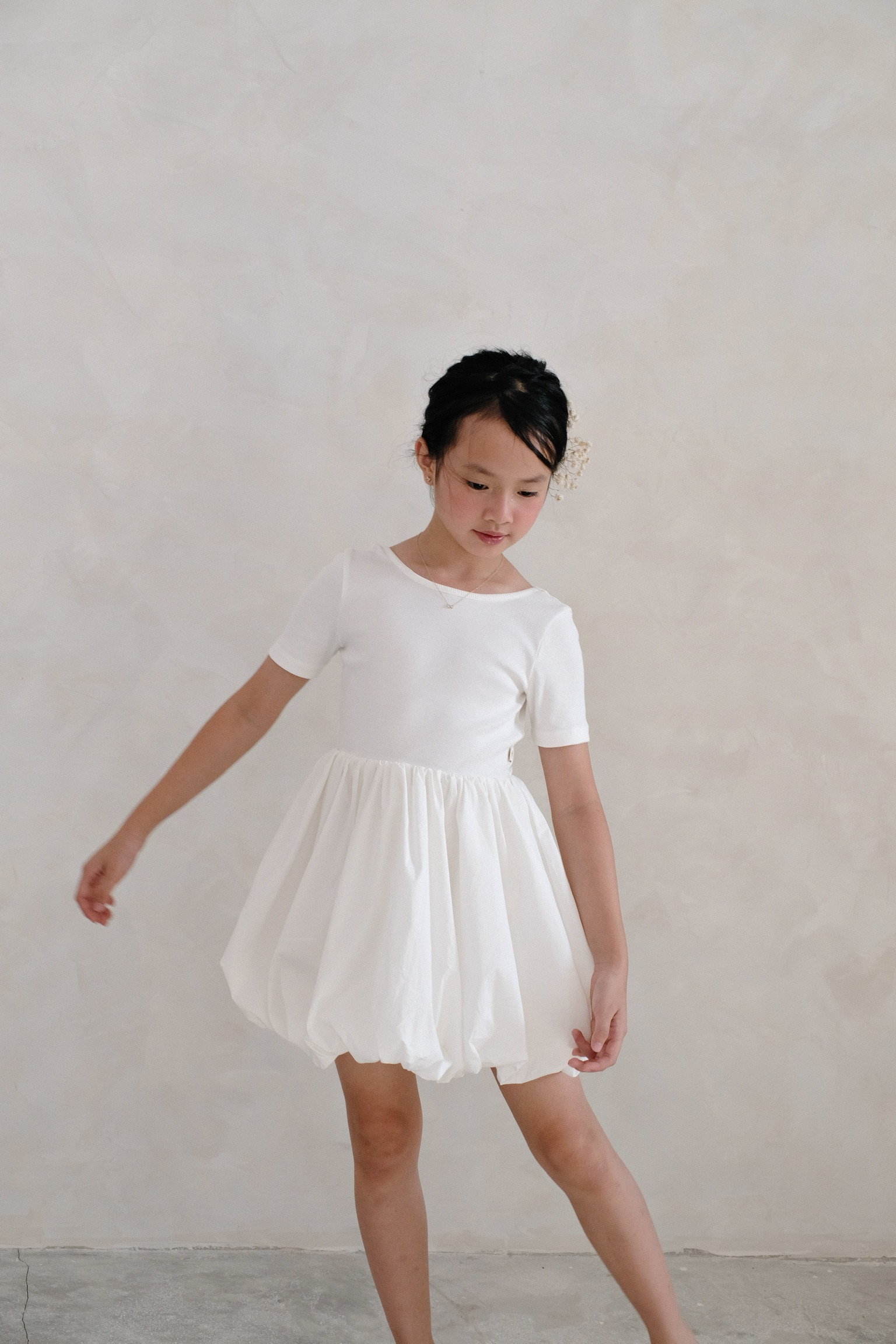 Little Pumpkin Dress (Váy Ngắn Tay Dáng Bí)