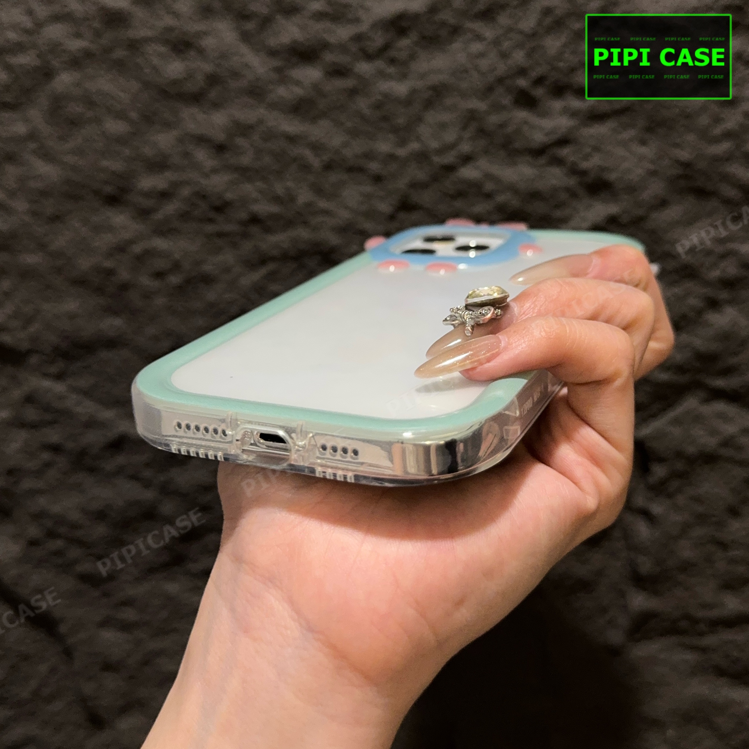 Ốp Lưng iPhone 12 Pro - Chic Cute - Xanh Mint_thumbnail_1