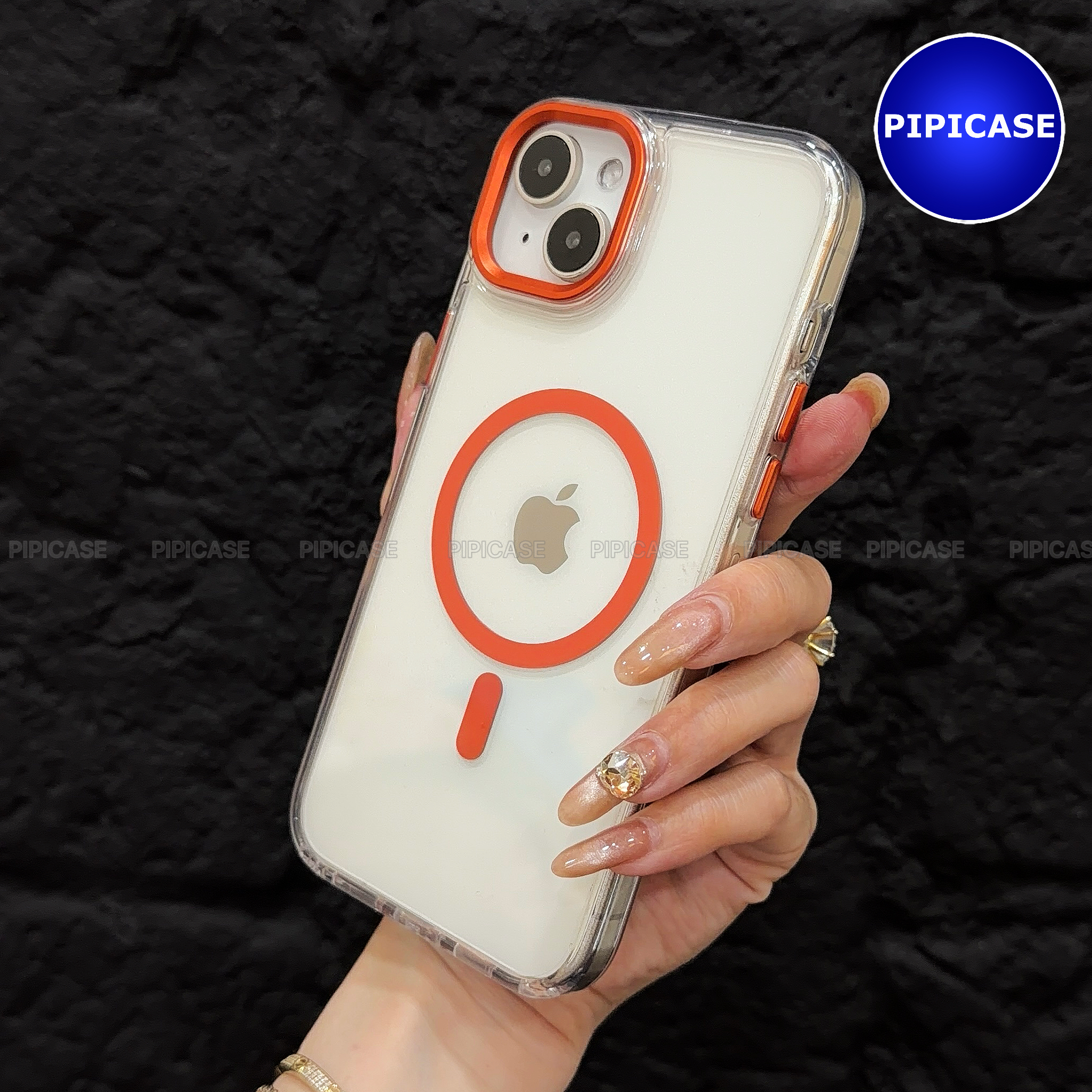Ốp Lưng iPhone 15 Plus - Eco - Cam