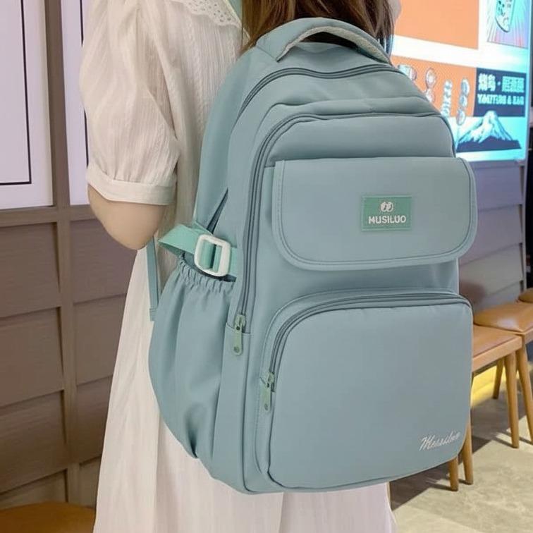 (Không Móc Khóa) Balo Chống Nước Nhiều Ngăn Đi Học Đi Chơi Phong Cách Hàn Quốc Unisex BL600_thumbnail_3