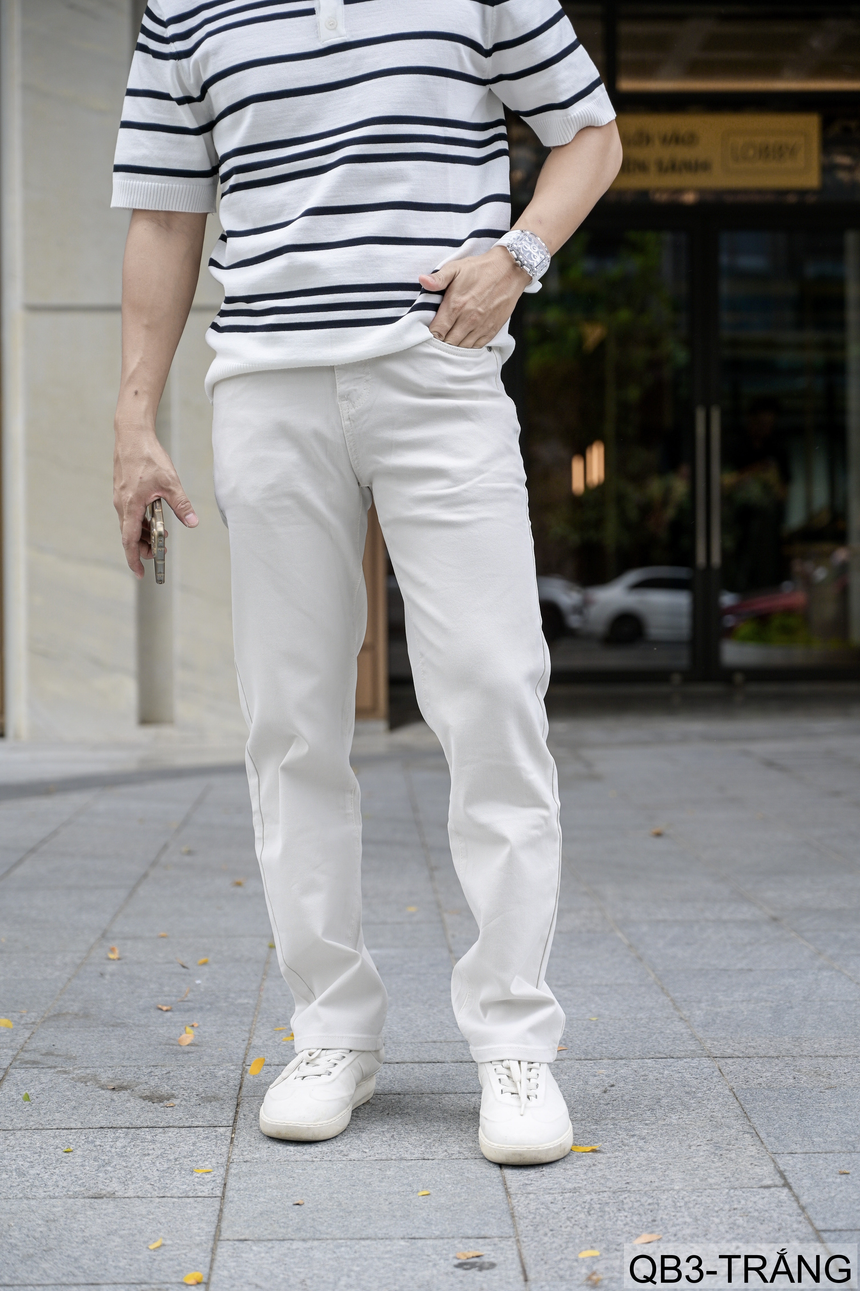 QB3 - Quần jeans nam ống rộng trắng phong cách retro Mỹ, chất cotton mềm mại, form suông thoải mái_thumbnail_6