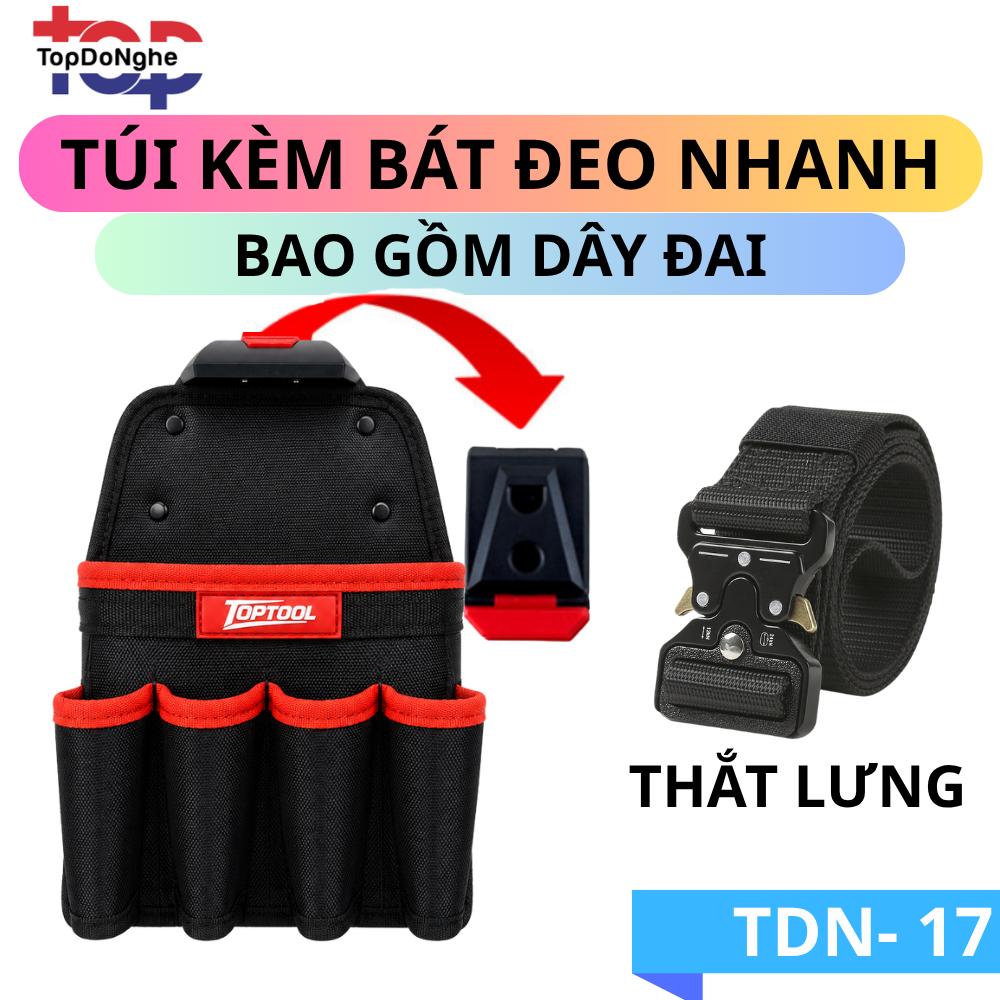 Túi Đựng Đồ Nghề Đeo Hông TDN-17 Top Tool Bát Đeo Nhanh Vải Oxford 1680D Đa Năng Cao Cấp_thumbnail_2