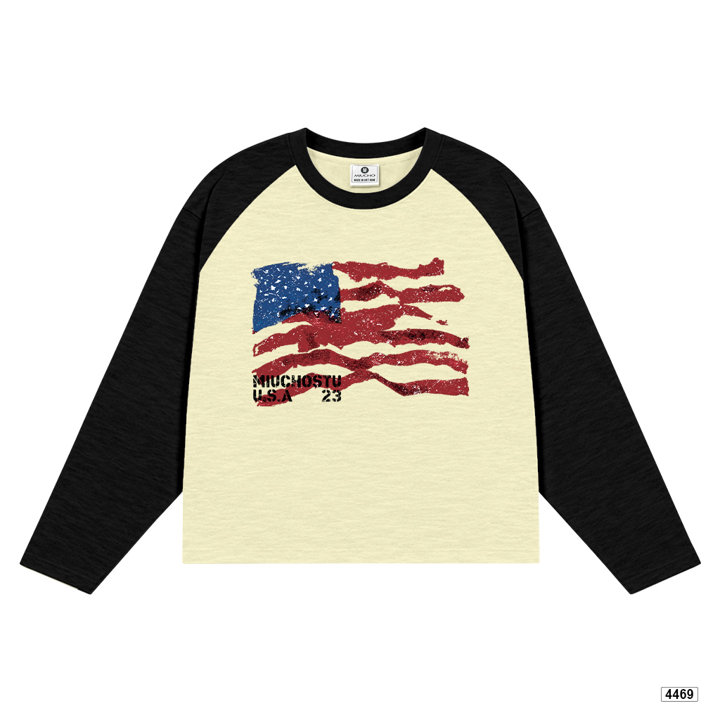 Áo thun form boxy Miucho cotton xược thoáng mát 4469_thumbnail_8