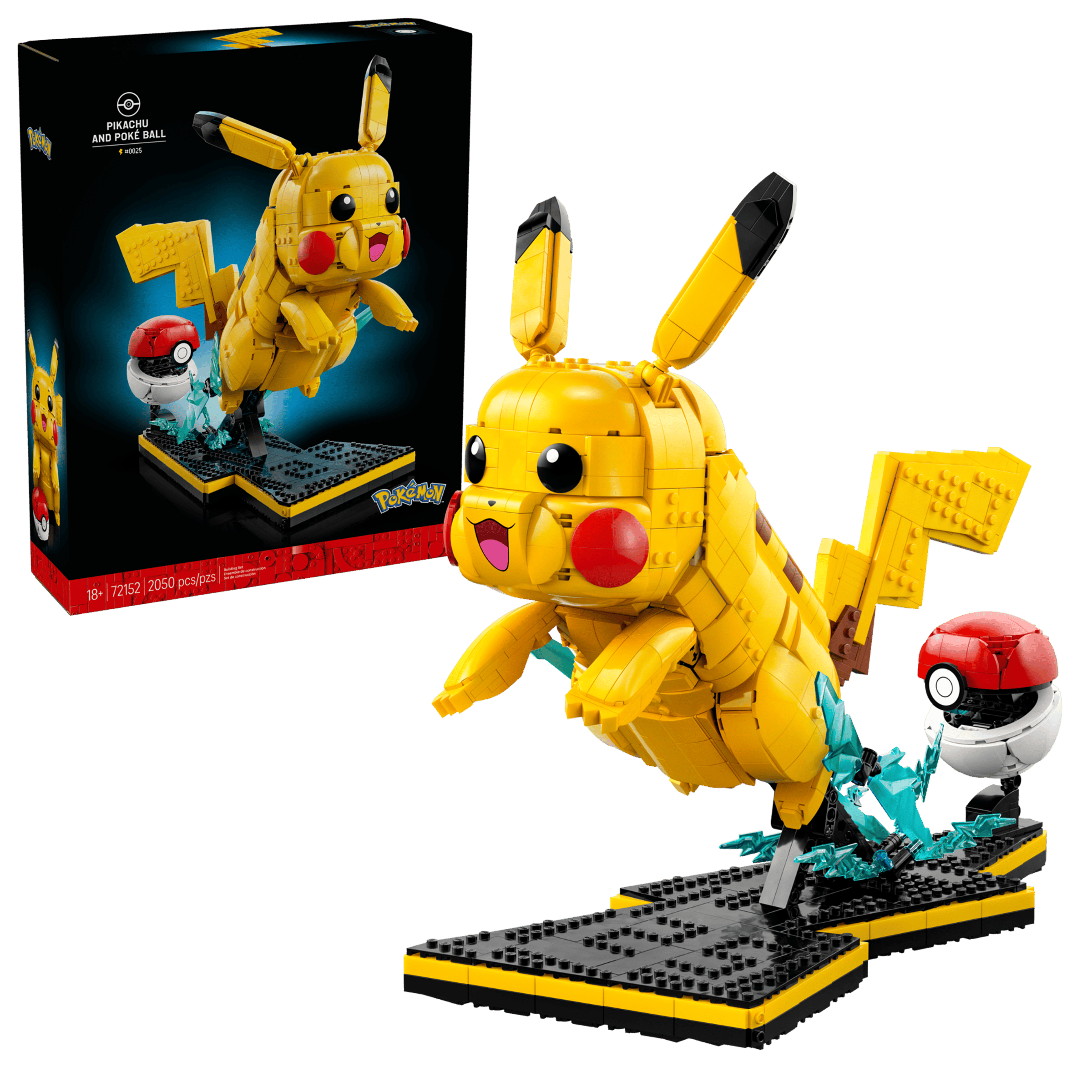 Mô Hình Lắp Ráp LEGO Pokémon Pikachu và Poké Ball