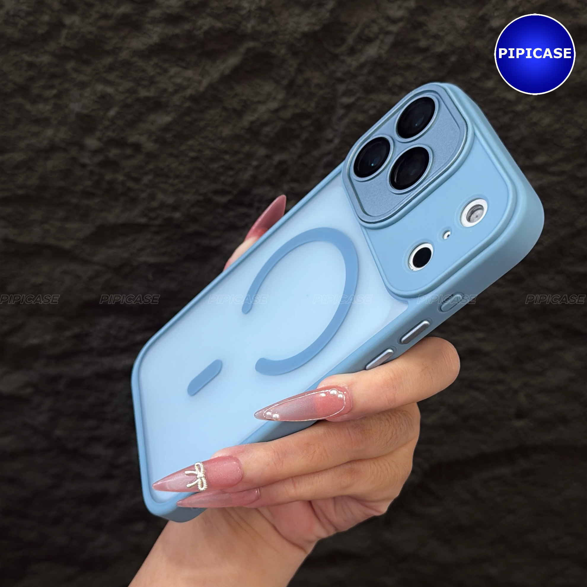 Ốp Lưng iPhone 17 Pro Max - Kao - Xanh Nhạt_thumbnail_3