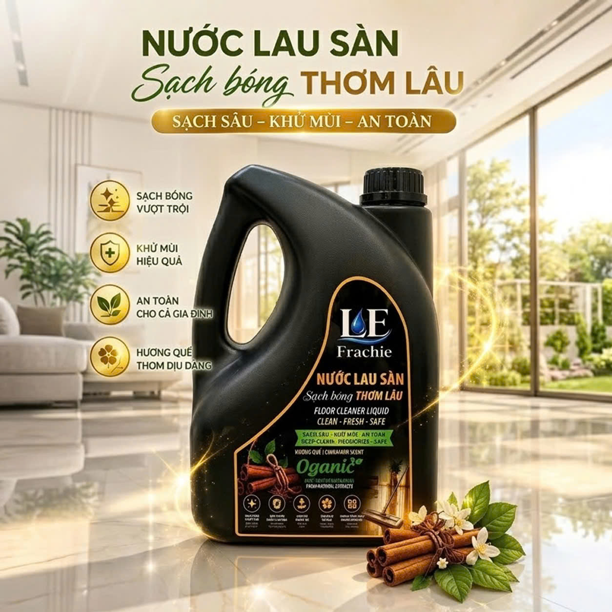 Nước Lau Sàn LE Frachie 2L