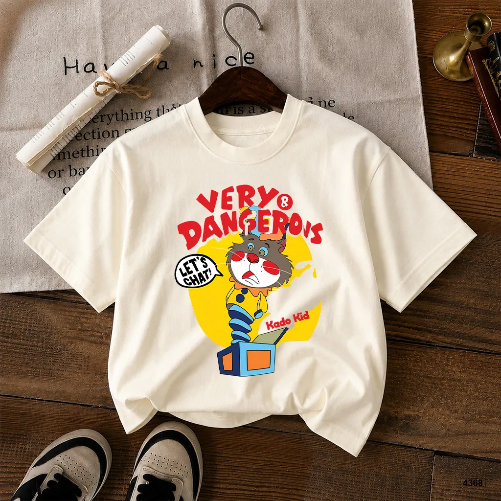 Áo thun bé trai form rộng Very Dangerous cổ tròn Kado 4368_thumbnail_6
