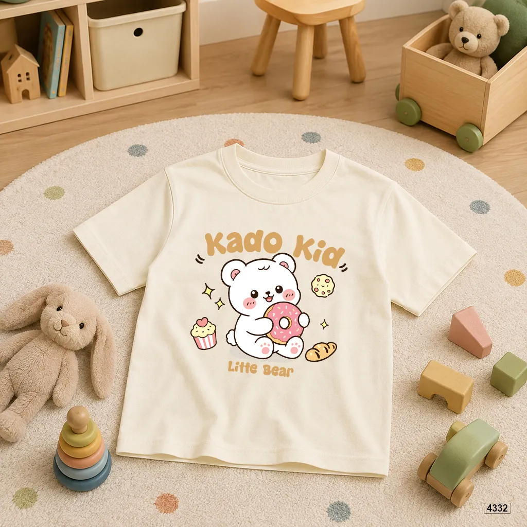Áo thun bé gái form rộng Little Bear Kado 4332_thumbnail_6