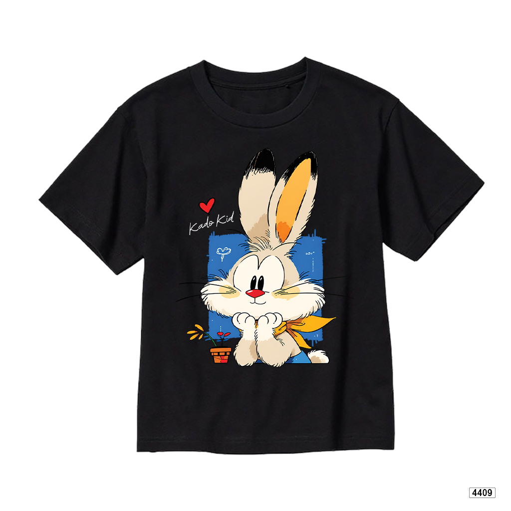 Áo thun bé gái form rộng bunny love Hàn Quốc Kado 4409_thumbnail_8