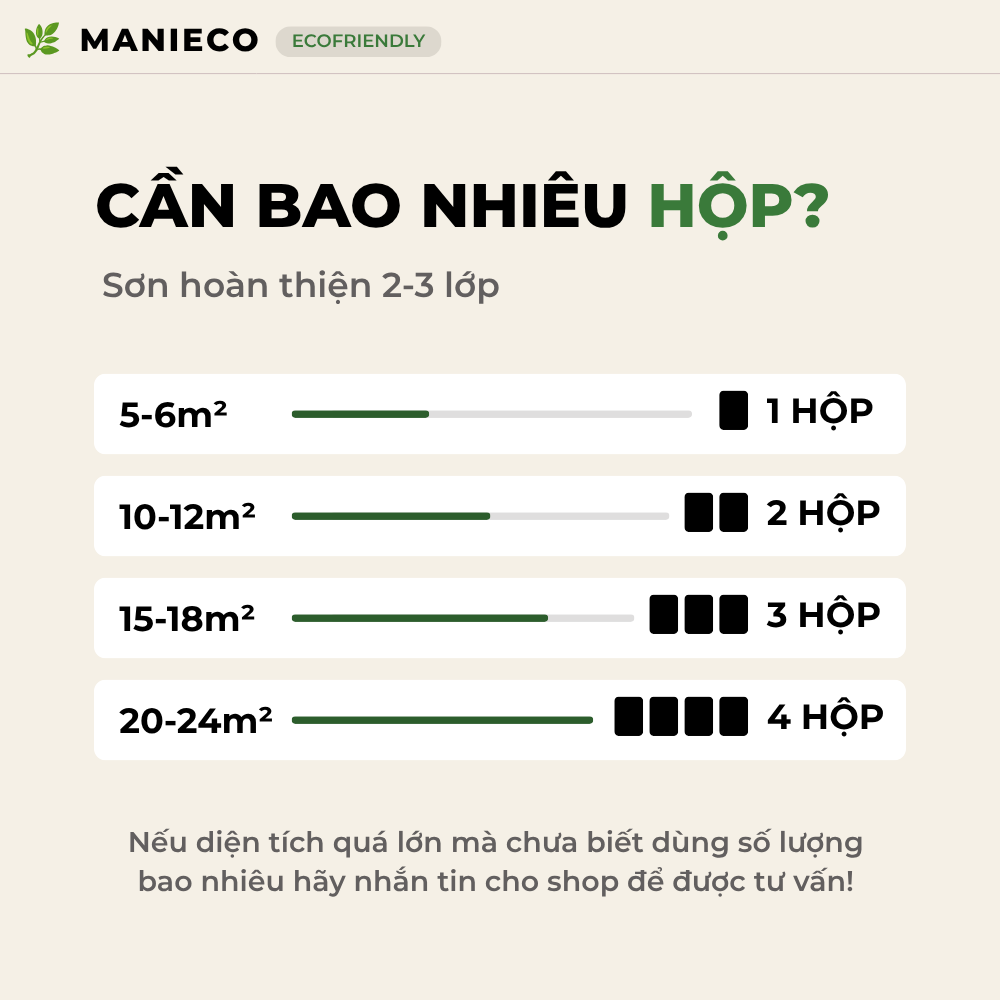 Màu Trắng Sứ - Sơn Gỗ Gốc Nước Đổi Màu Manieco 1KG - Nội Ngoại Thất, Che Phủ Hoàn Toàn, Không Mùi_thumbnail_2