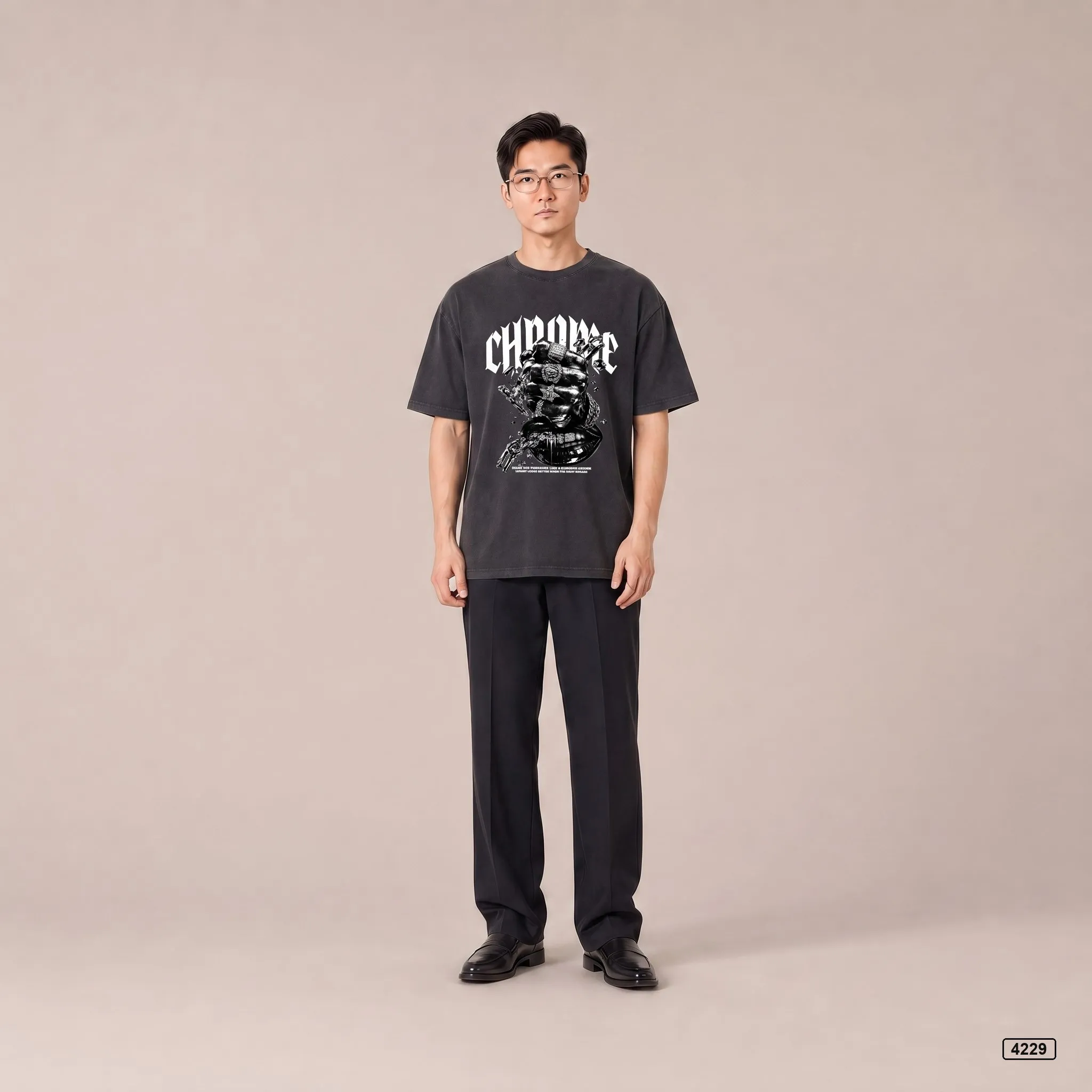 Áo thun form rộng trơn TeePrint 4229_thumbnail_3