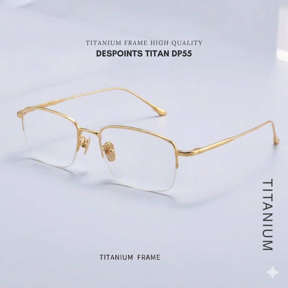 [Premium] Gọng Kính Titan nửa viền cao cấp. Chất liệu Titan nhẹ & bền. Phù hợp đa dạng form mặt_thumbnail_17