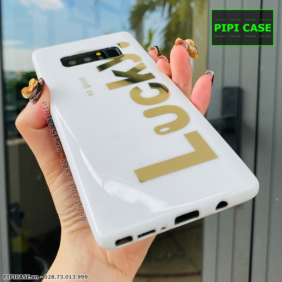 Ốp Lưng Samsung Note 8 - Lucky - Trắng_thumbnail_2