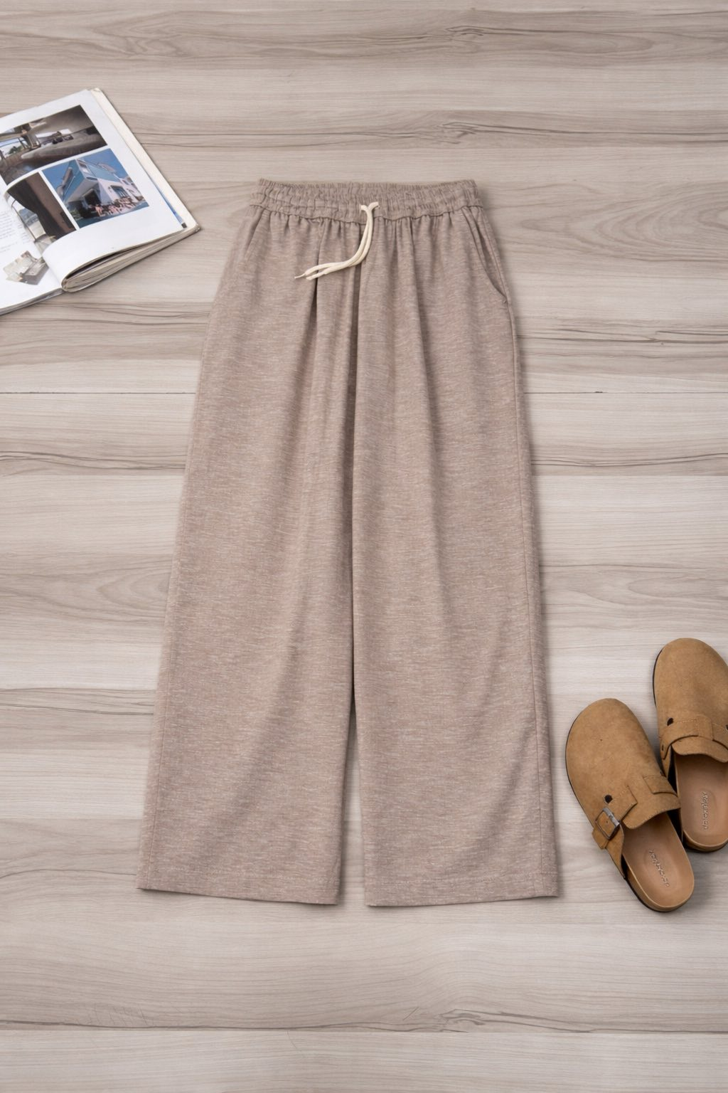 Quần suông linen bột lưng thun dây rút_thumbnail_6