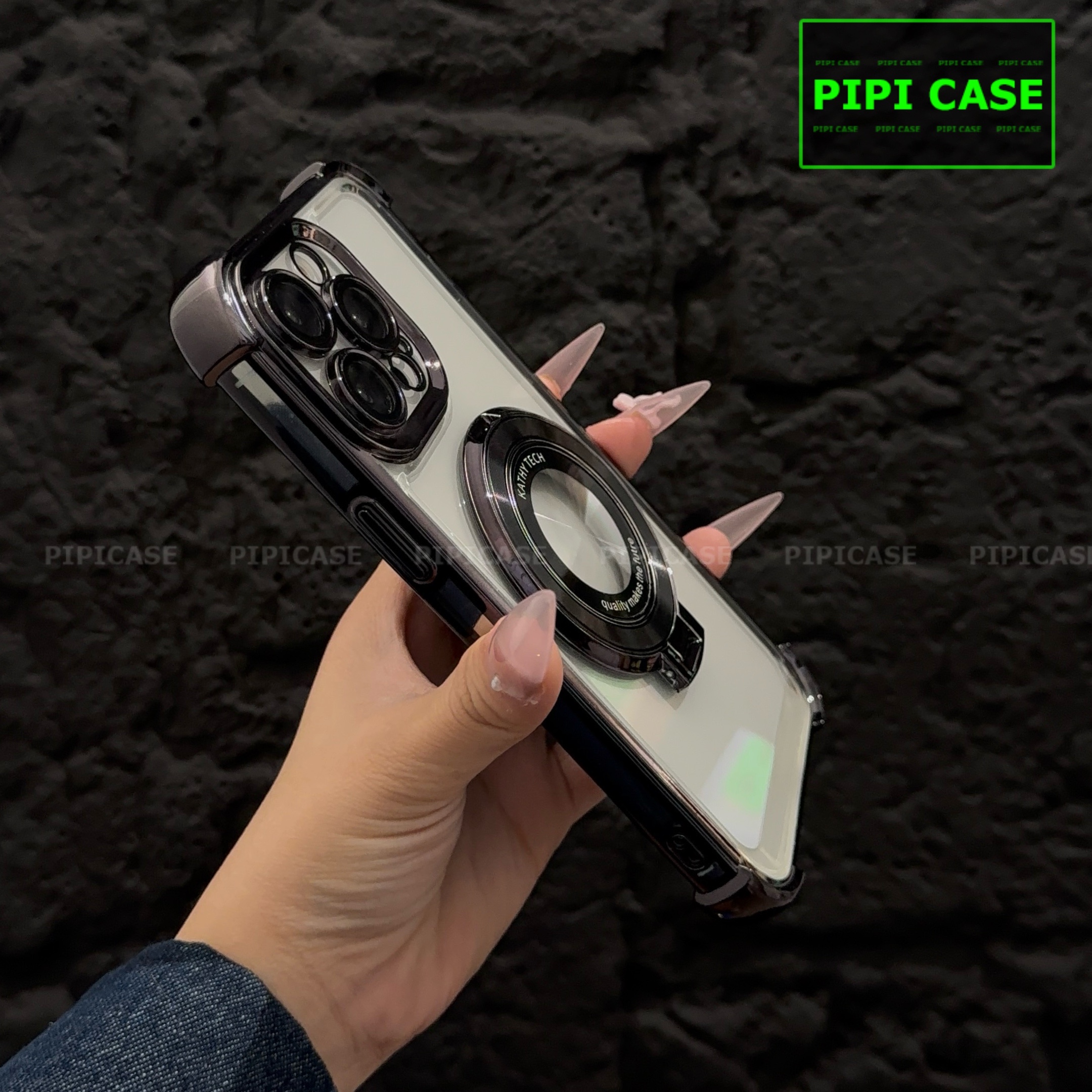 Ốp Lưng iPhone 15 Pro - Ven - Đen_thumbnail_13