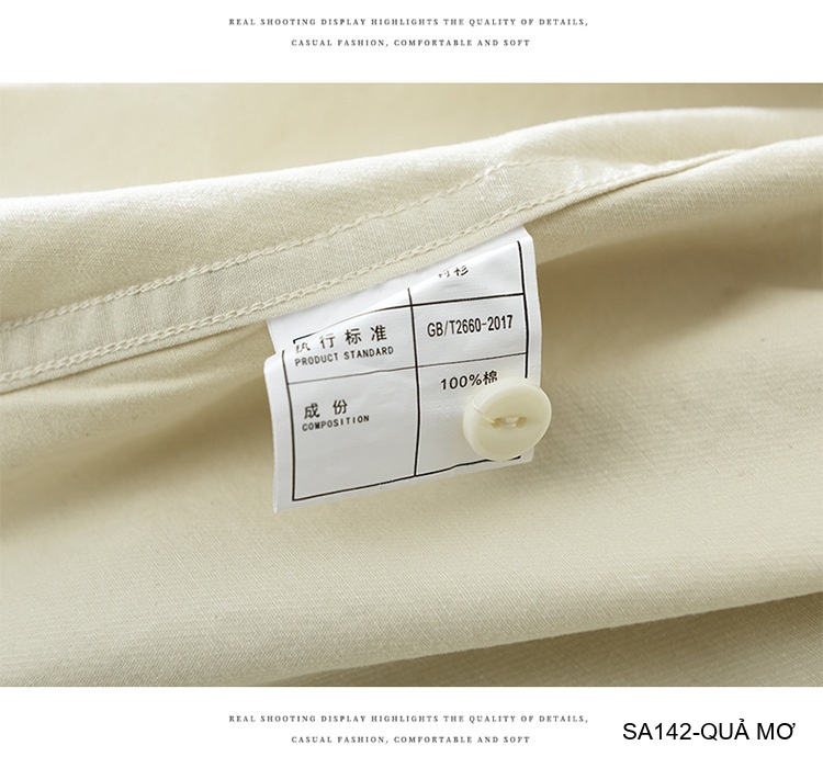 SA142 - Áo Sơ Mi Dài Tay Nam Phong Cách Nhật Bản Chất Cotton 100% Đa Năng_thumbnail_11
