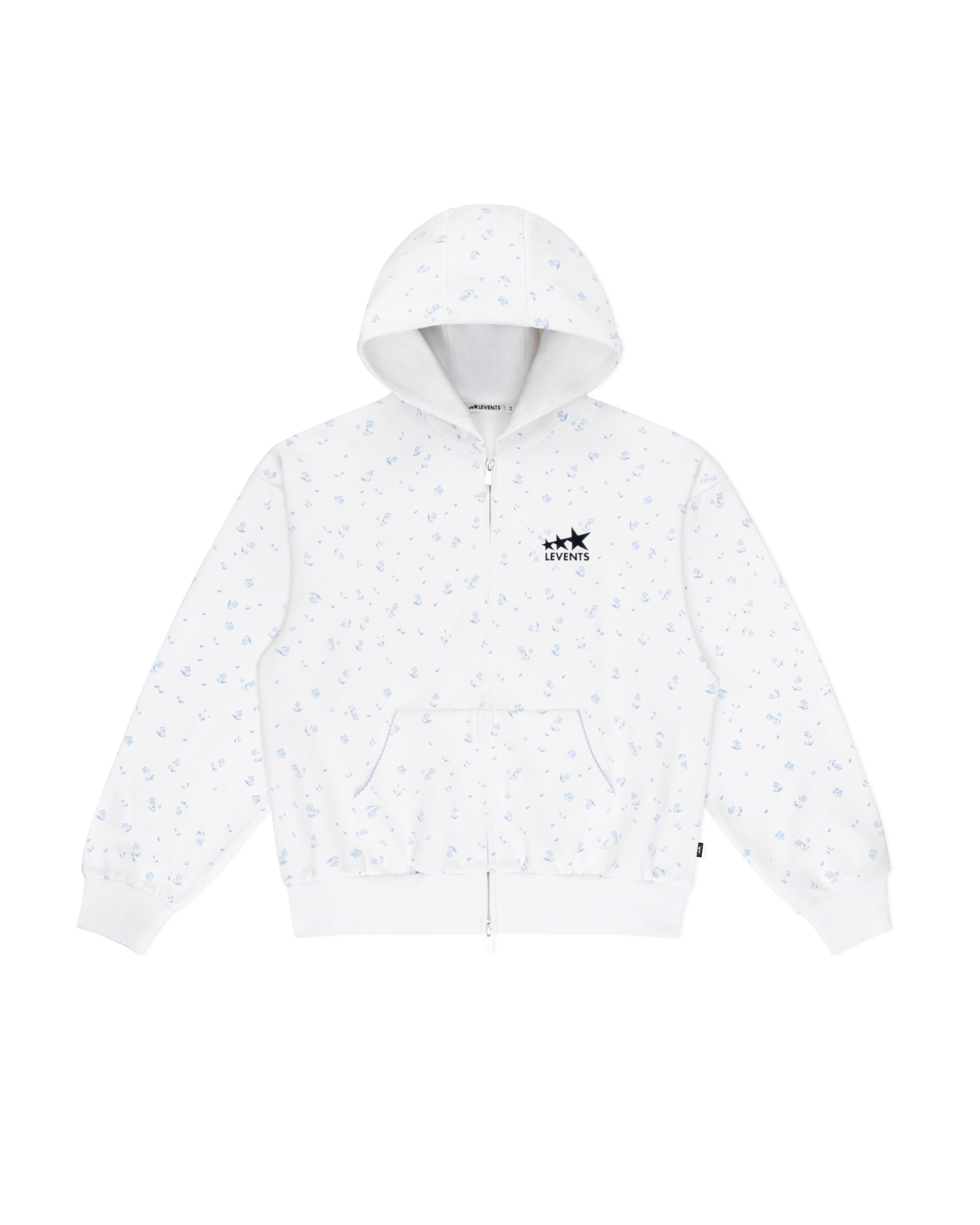 Levents® Forget Me Not Semi-Oversized Hoodie Zip